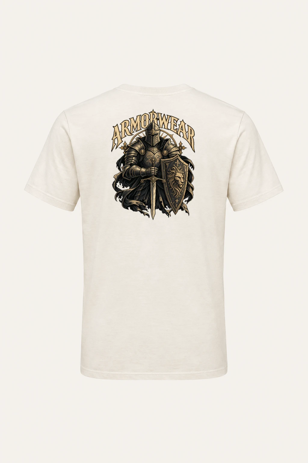 "Lionguard Steel" Heavyweight Unisex Crewneck T-shirt | Gildan 5000