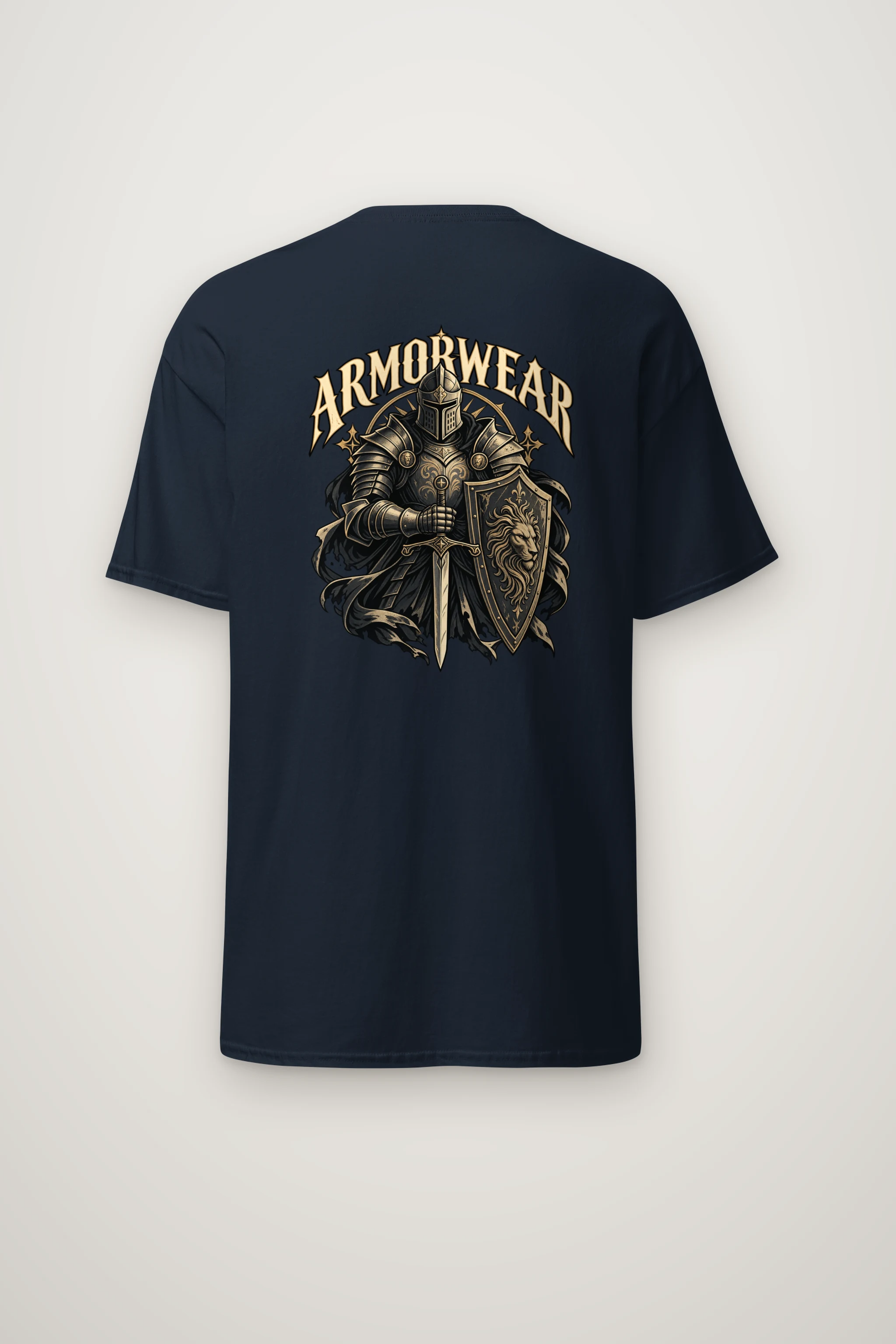 "Lionguard Steel" Heavyweight Unisex Crewneck T-shirt