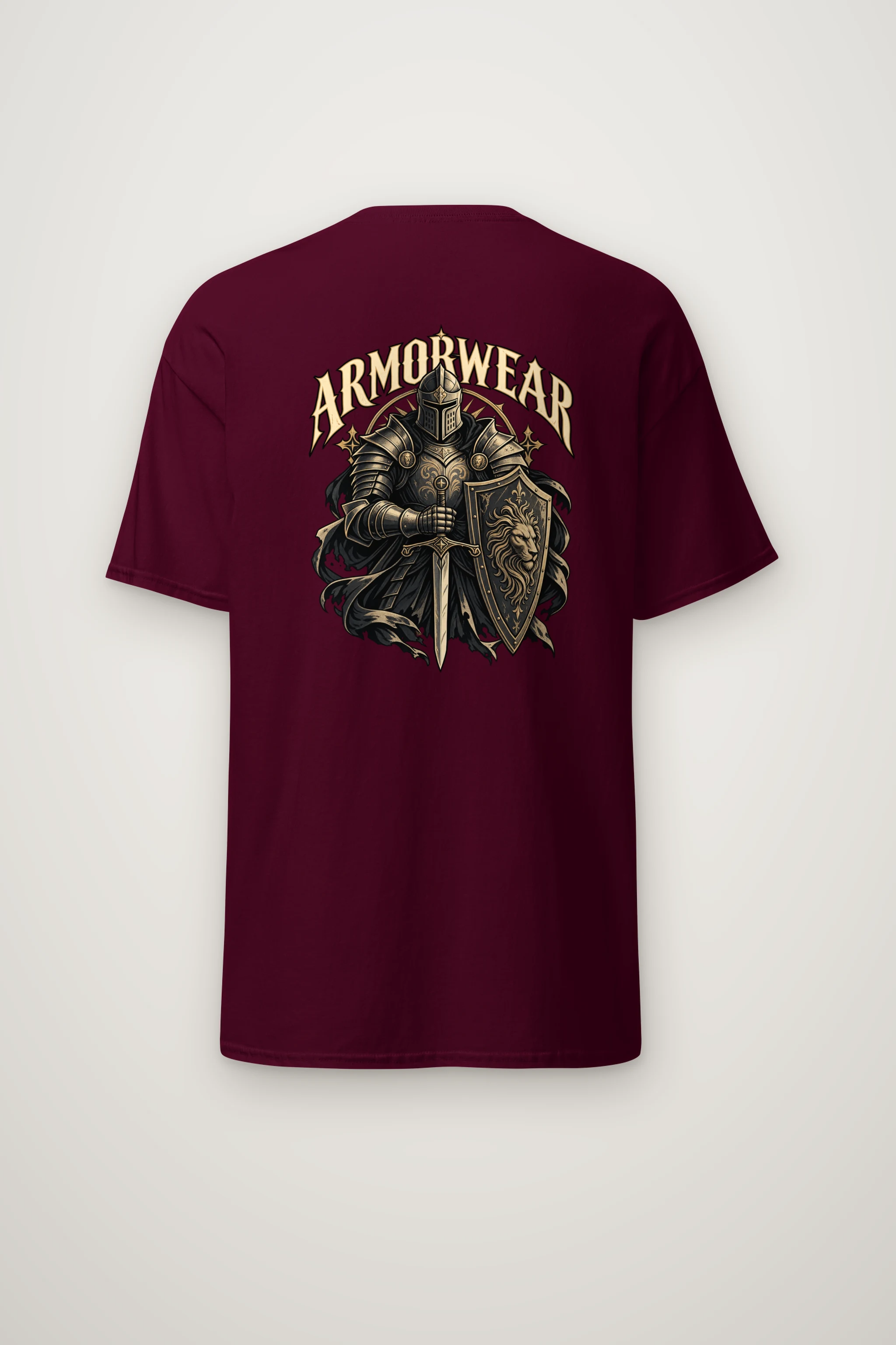 "Lionguard Steel" Heavyweight Unisex Crewneck T-shirt
