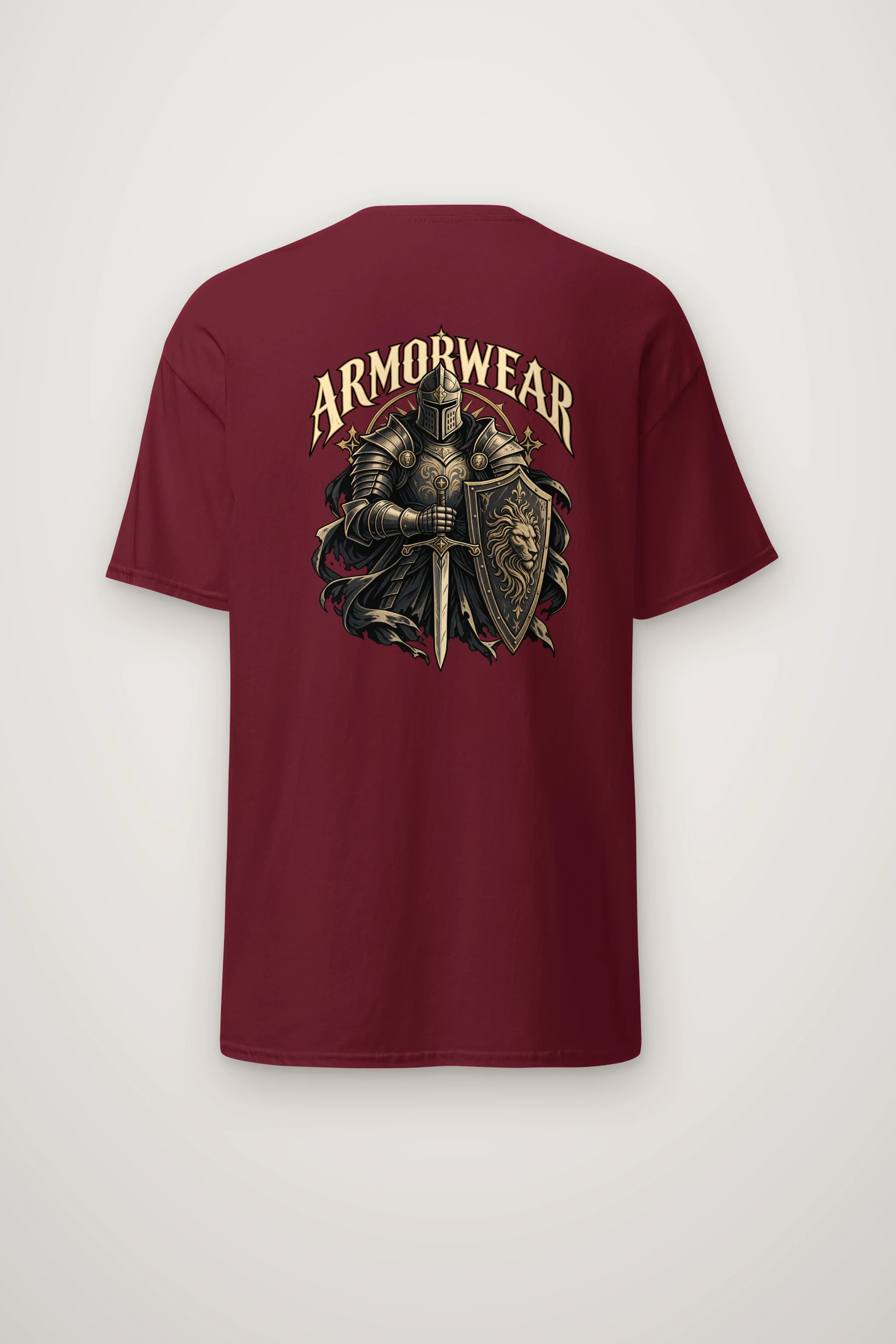 "Lionguard Steel" Heavyweight Unisex Crewneck T-shirt