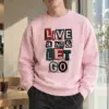 "Live And Let Go" Heavy Blend Unisex Crewneck Sweatshirt | Gildan 18000