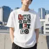 "Live and Let Go" Heavyweight Unisex Crewneck T-shirt | Gildan 5000