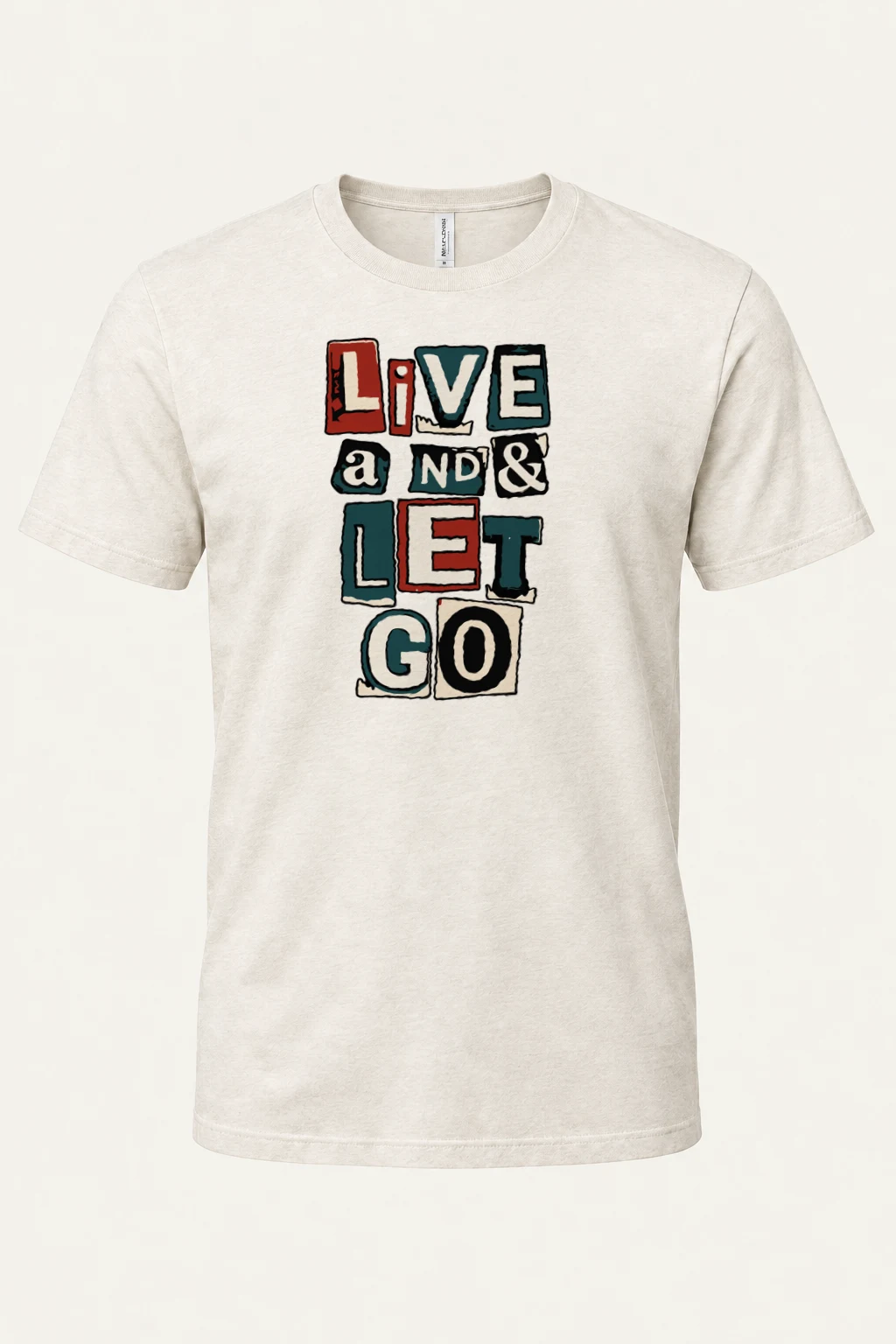 "Live and Let Go" Heavyweight Unisex Crewneck T-shirt | Gildan 5000