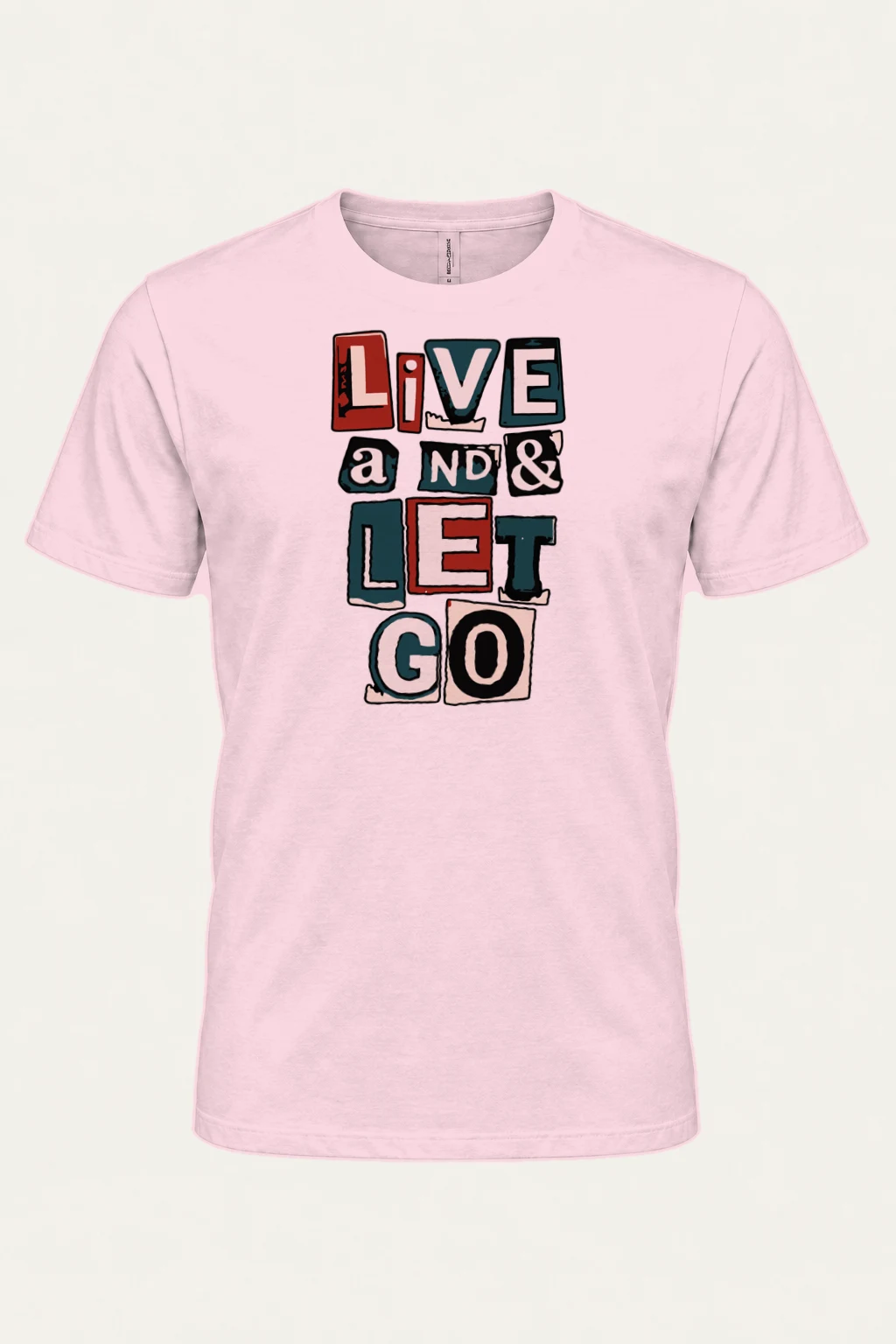 "Live and Let Go" Heavyweight Unisex Crewneck T-shirt | Gildan 5000