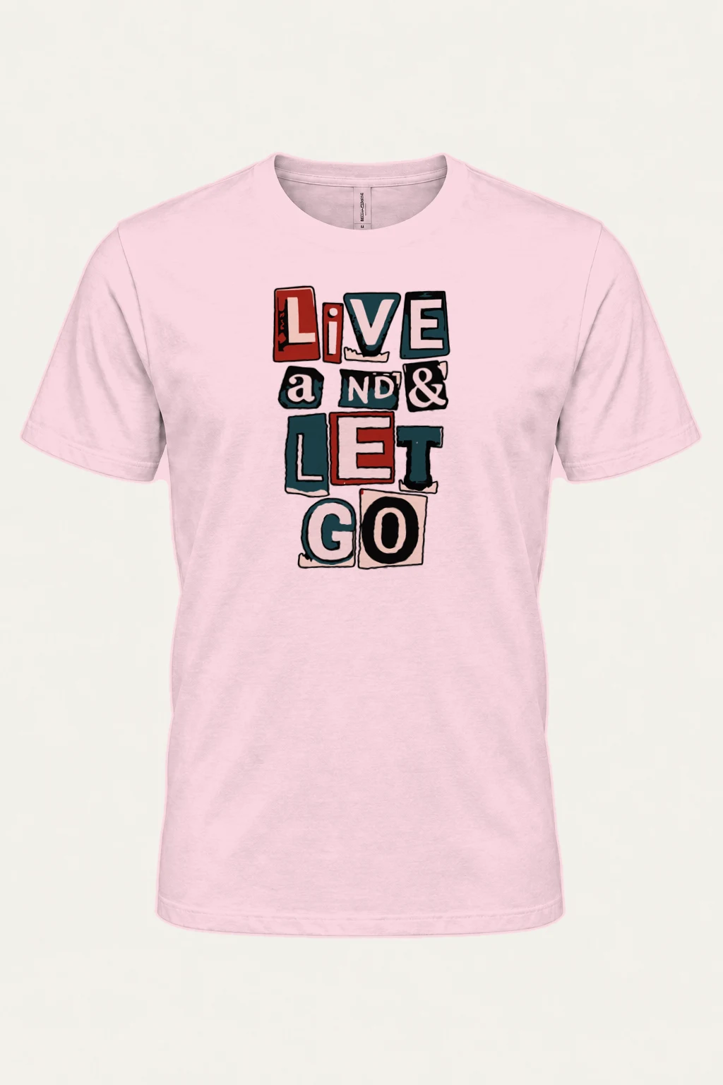"Live and Let Go" Heavyweight Unisex Crewneck T-shirt | Gildan 5000