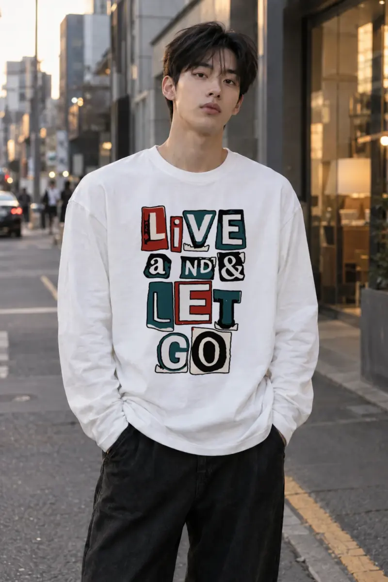 "Live And Let Go" Unisex Longsleeve T-shirt | Gildan 2400
