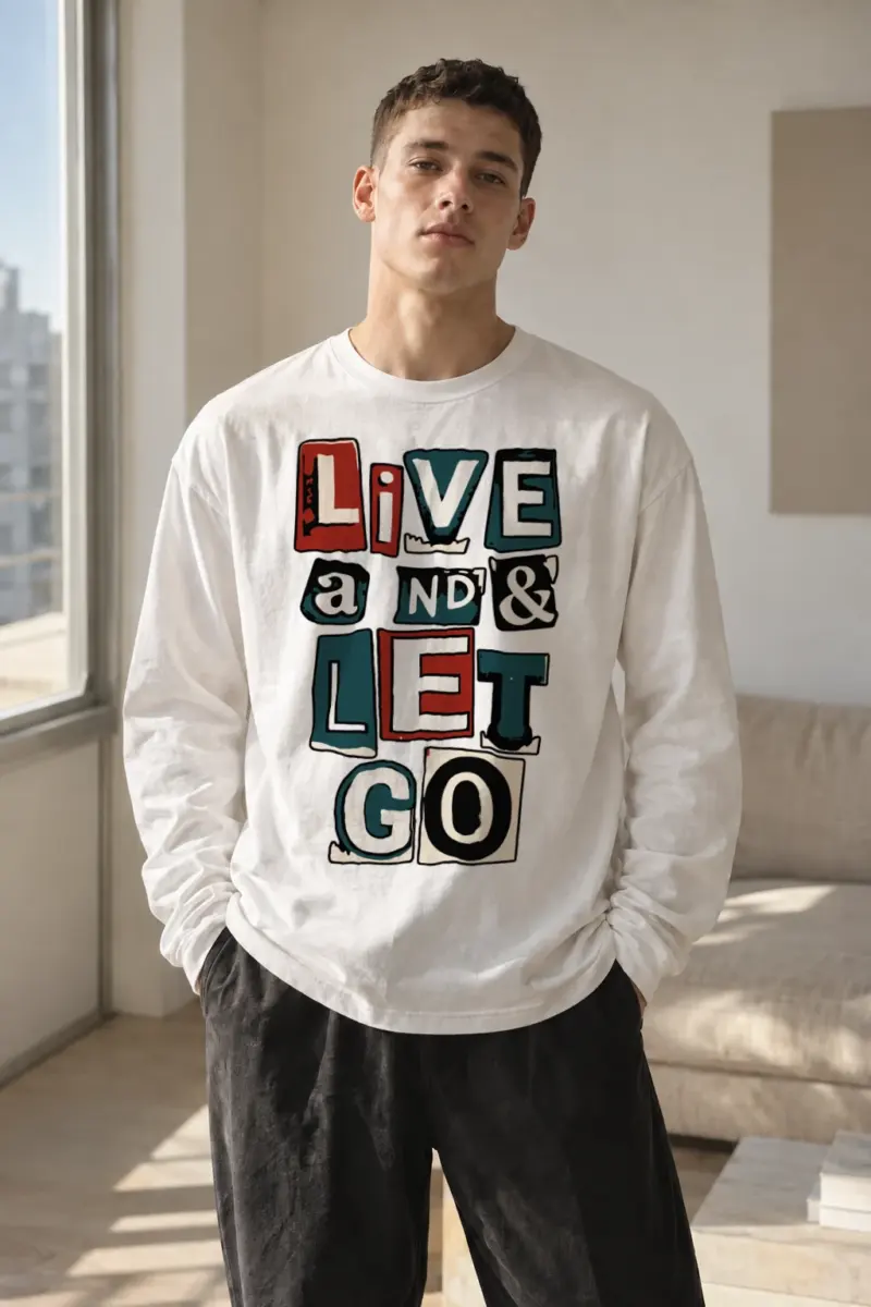 "Live And Let Go" Unisex Longsleeve T-shirt | Gildan 2400