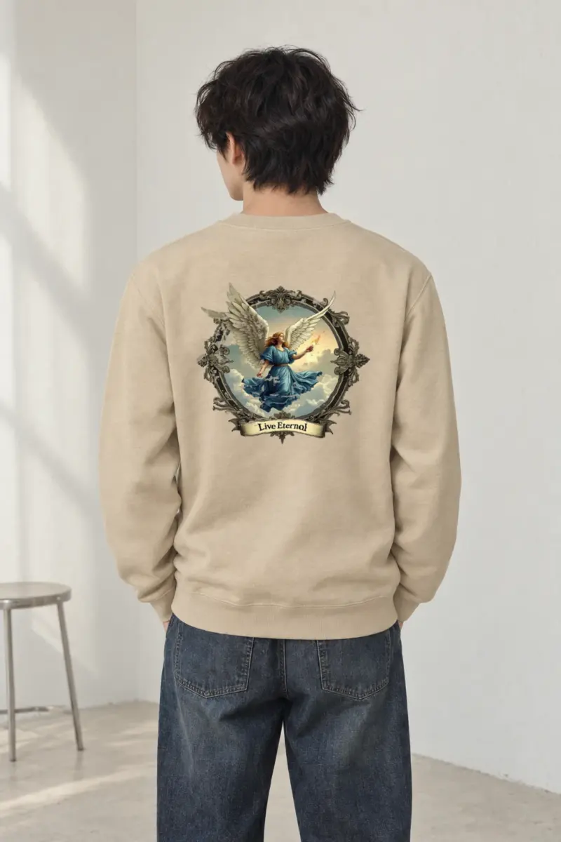 "Live Eternal Flame" Heavy Blend Unisex Crewneck Sweatshirt