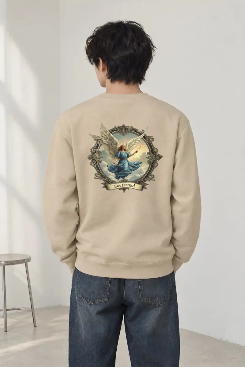 "Live Eternal Flame" Heavy Blend Unisex Crewneck Sweatshirt