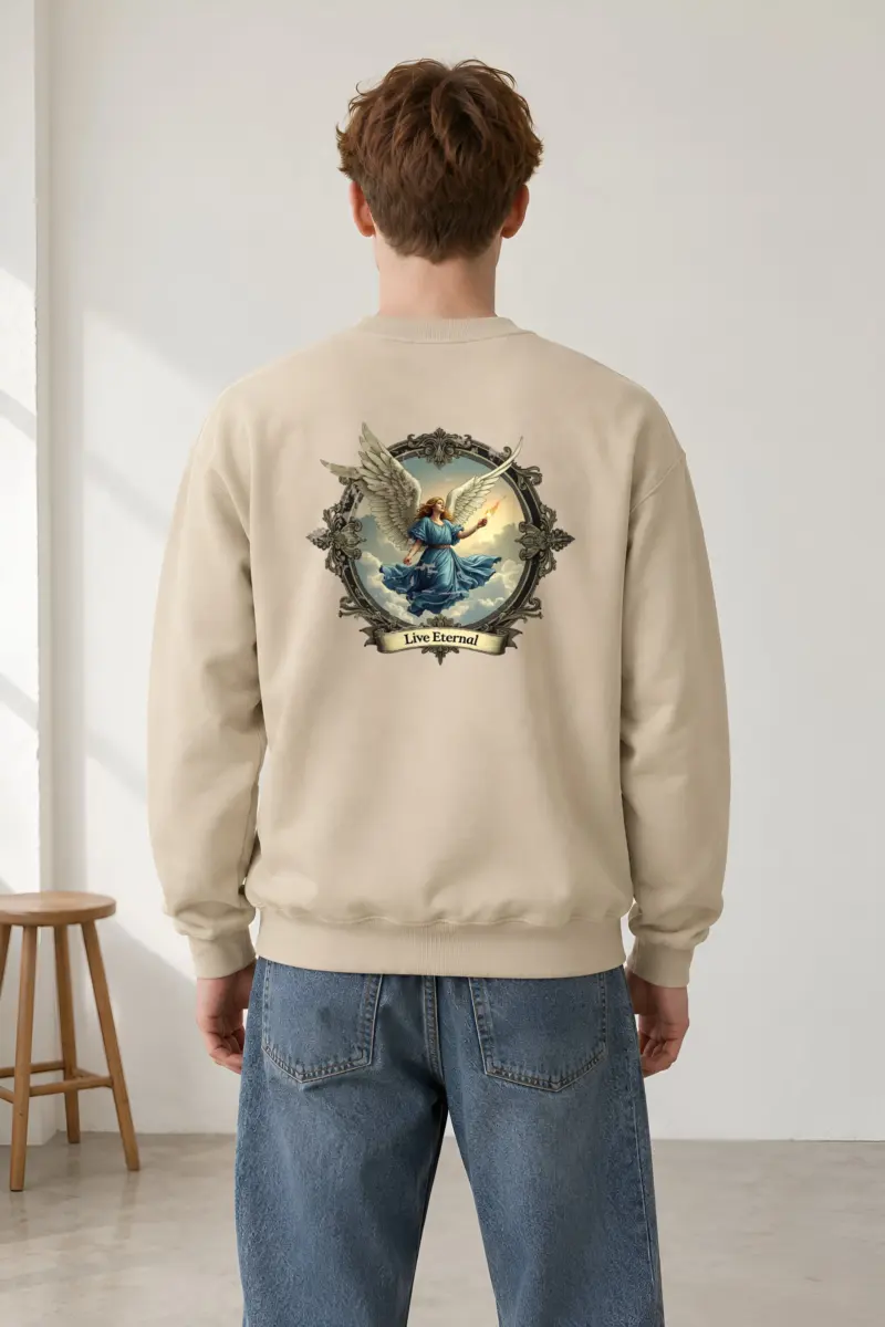 "Live Eternal Flame" Heavy Blend Unisex Crewneck Sweatshirt