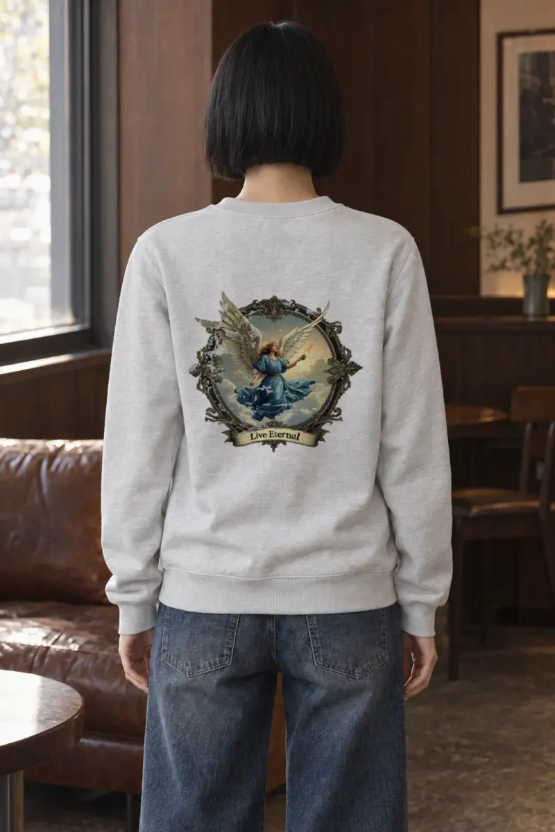 "Live Eternal Flame" Heavy Blend Unisex Crewneck Sweatshirt