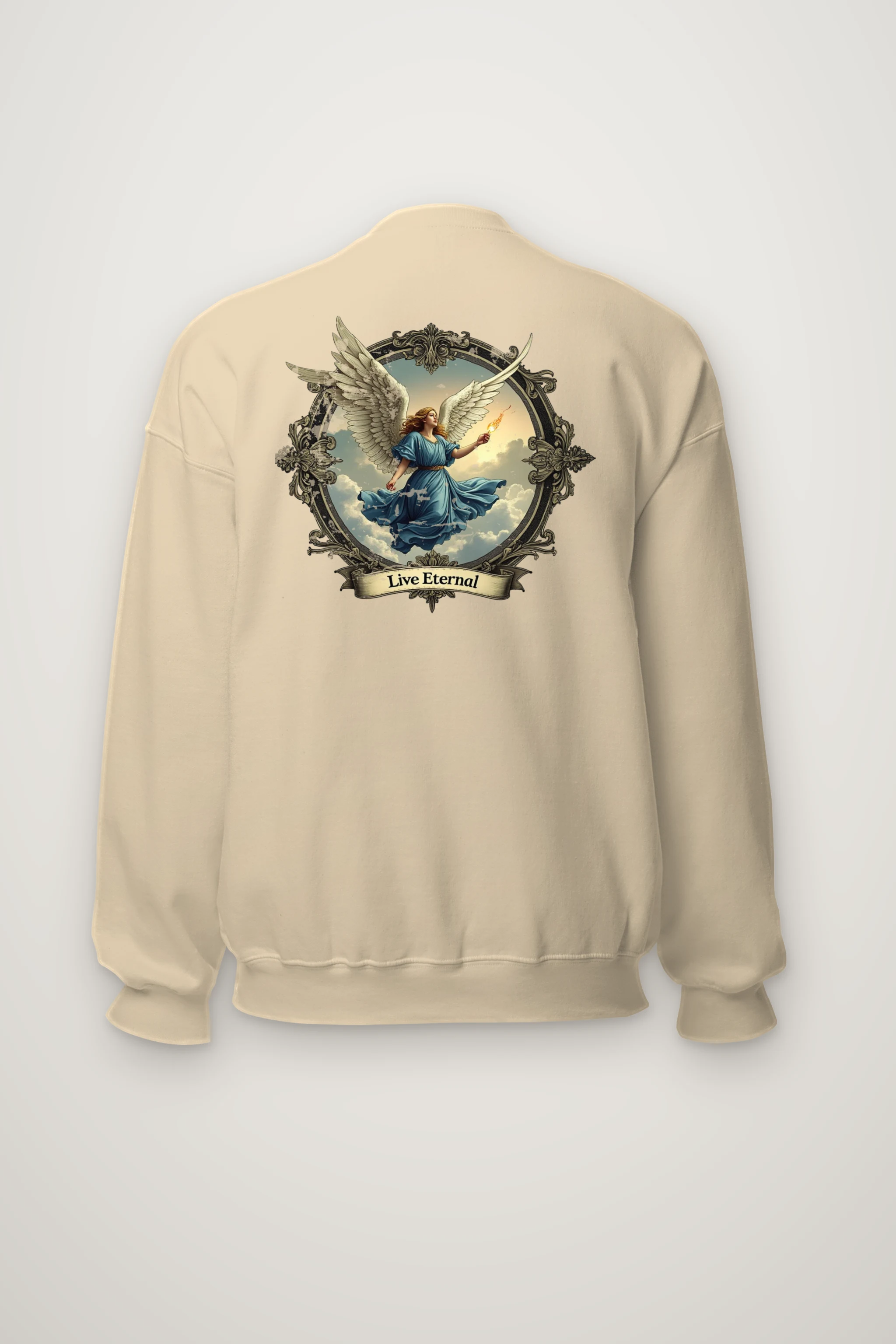 "Live Eternal Flame" Heavy Blend Unisex Crewneck Sweatshirt
