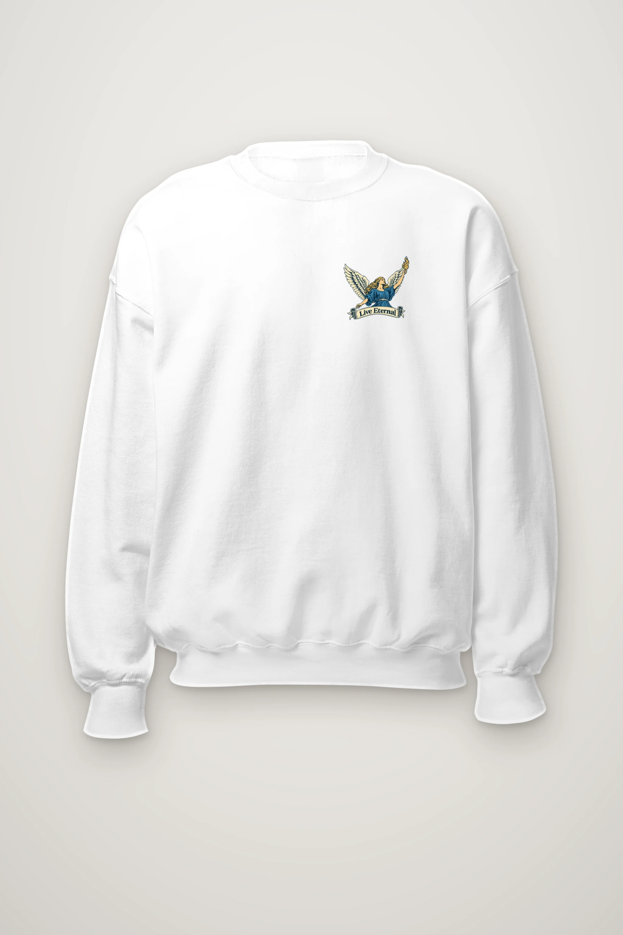 "Live Eternal Flame" Heavy Blend Unisex Crewneck Sweatshirt