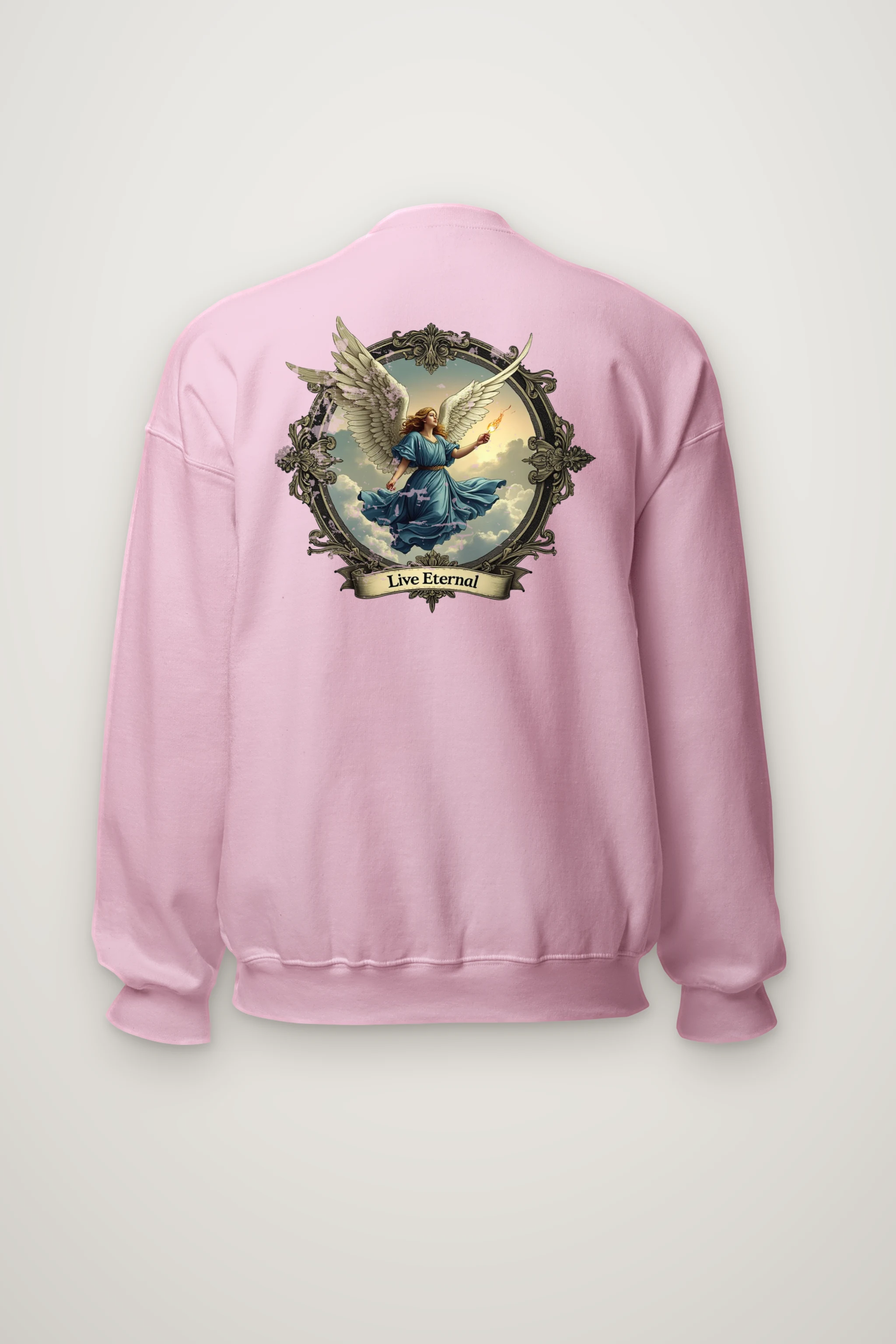 "Live Eternal Flame" Heavy Blend Unisex Crewneck Sweatshirt