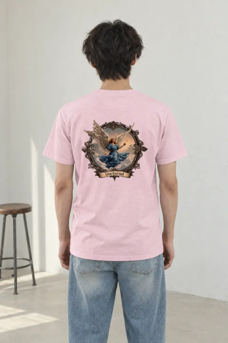 "Live Eternal" Heavyweight Unisex Crewneck T-shirt | Gildan 5000