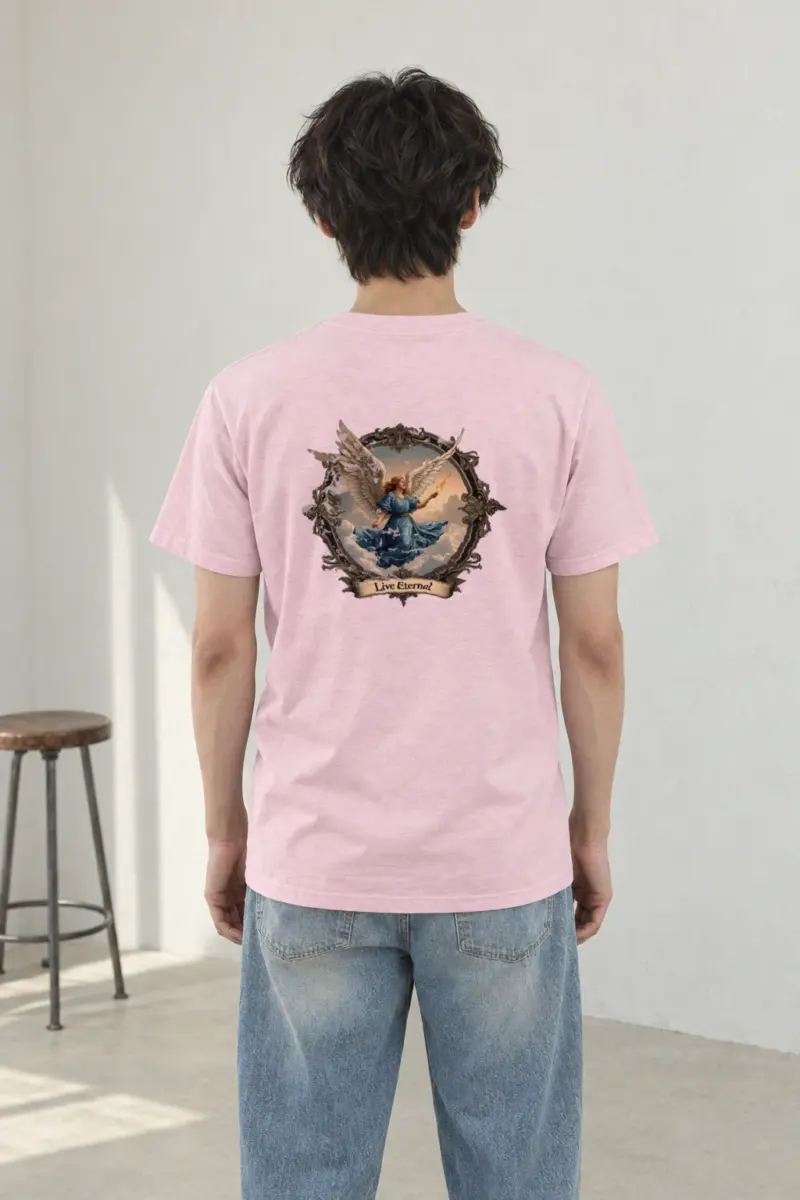 "Live Eternal" Heavyweight Unisex Crewneck T-shirt