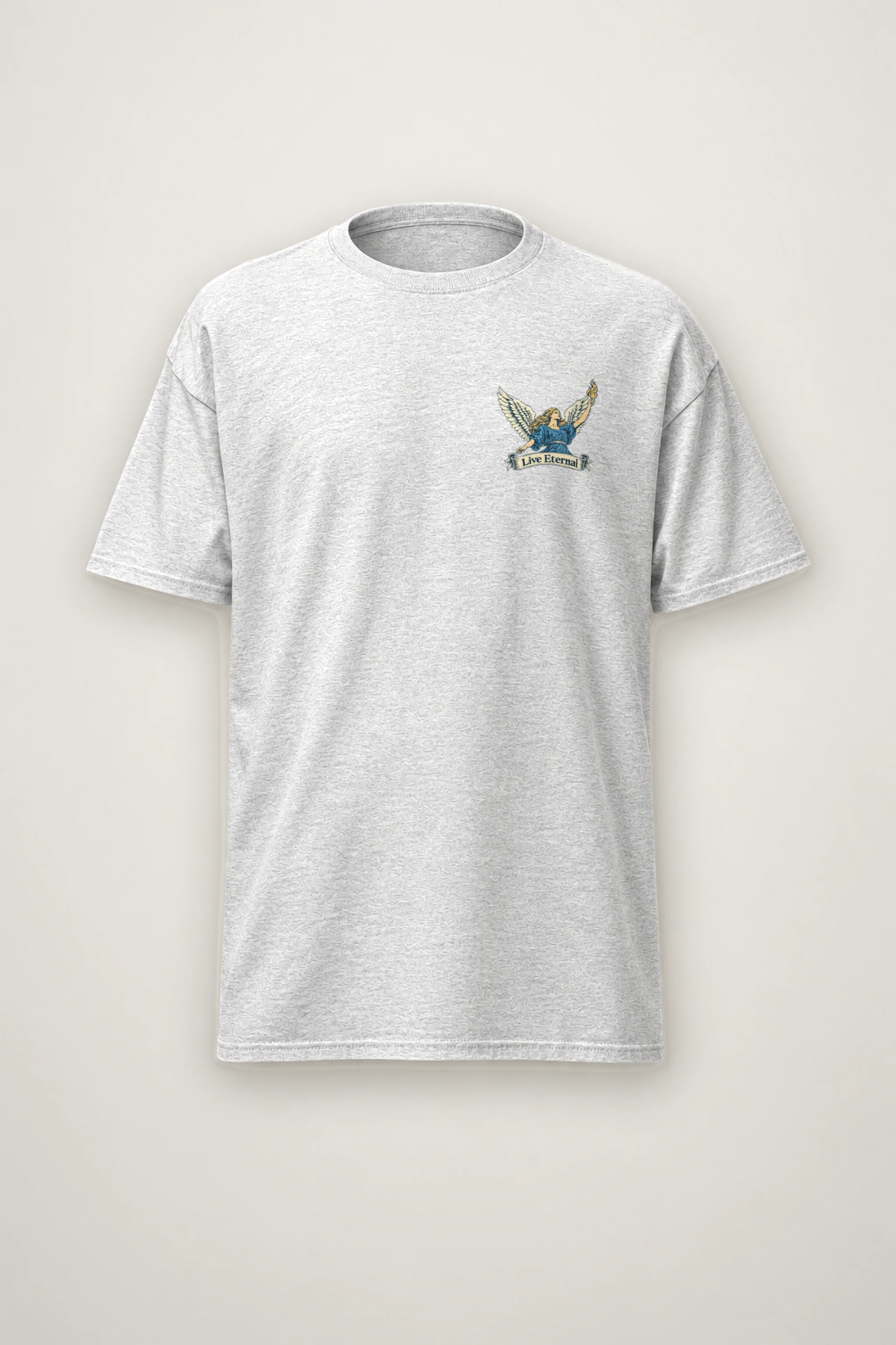 "Live Eternal" Heavyweight Unisex Crewneck T-shirt