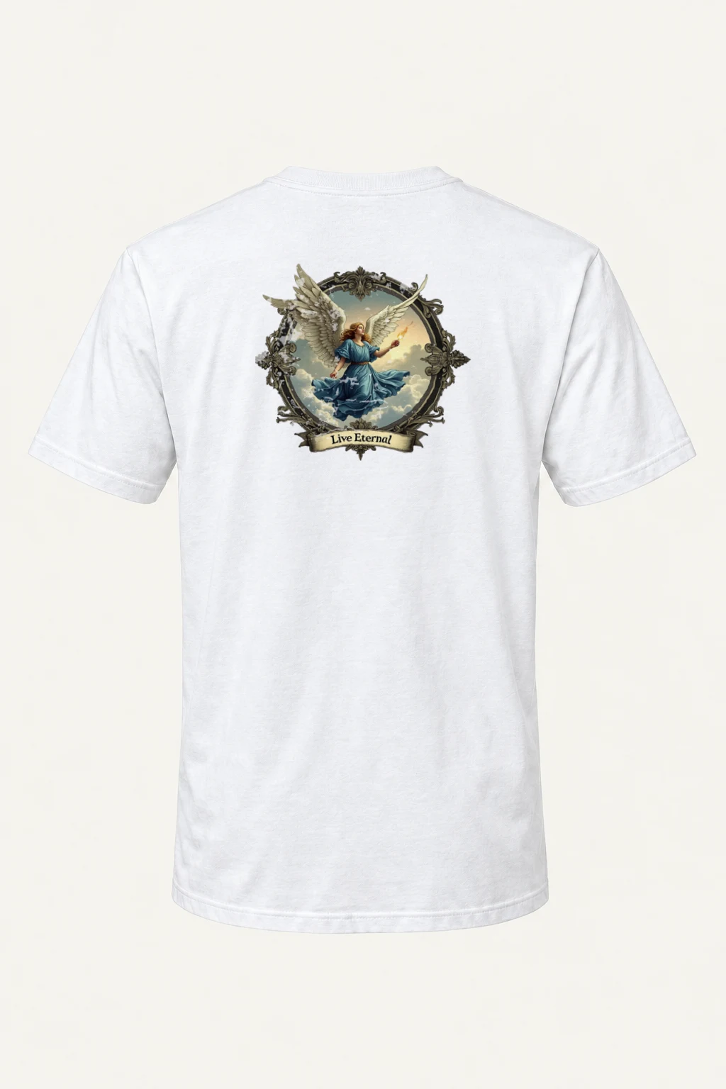 "Live Eternal" Heavyweight Unisex Crewneck T-shirt | Gildan 5000