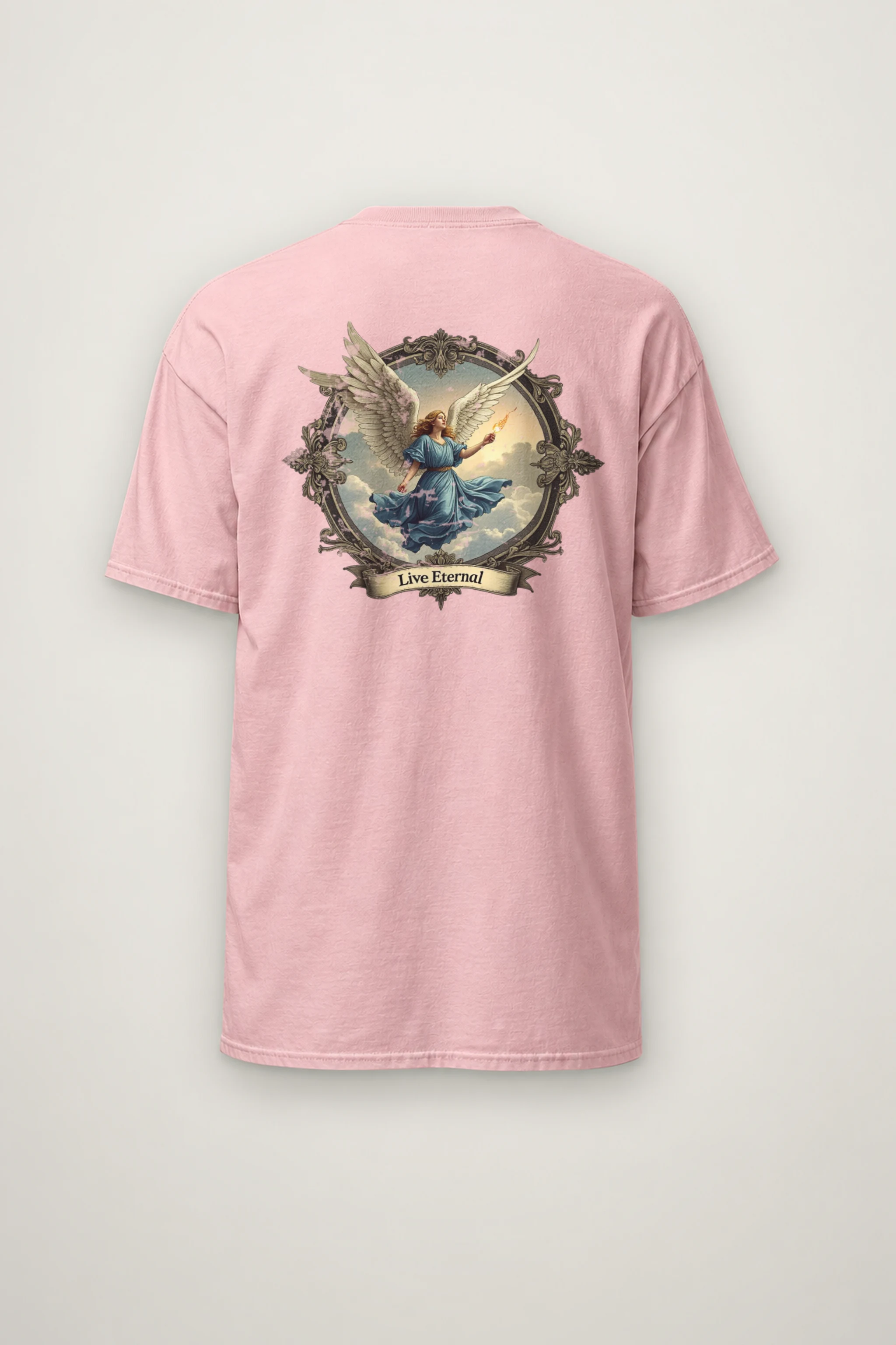 "Live Eternal" Heavyweight Unisex Crewneck T-shirt