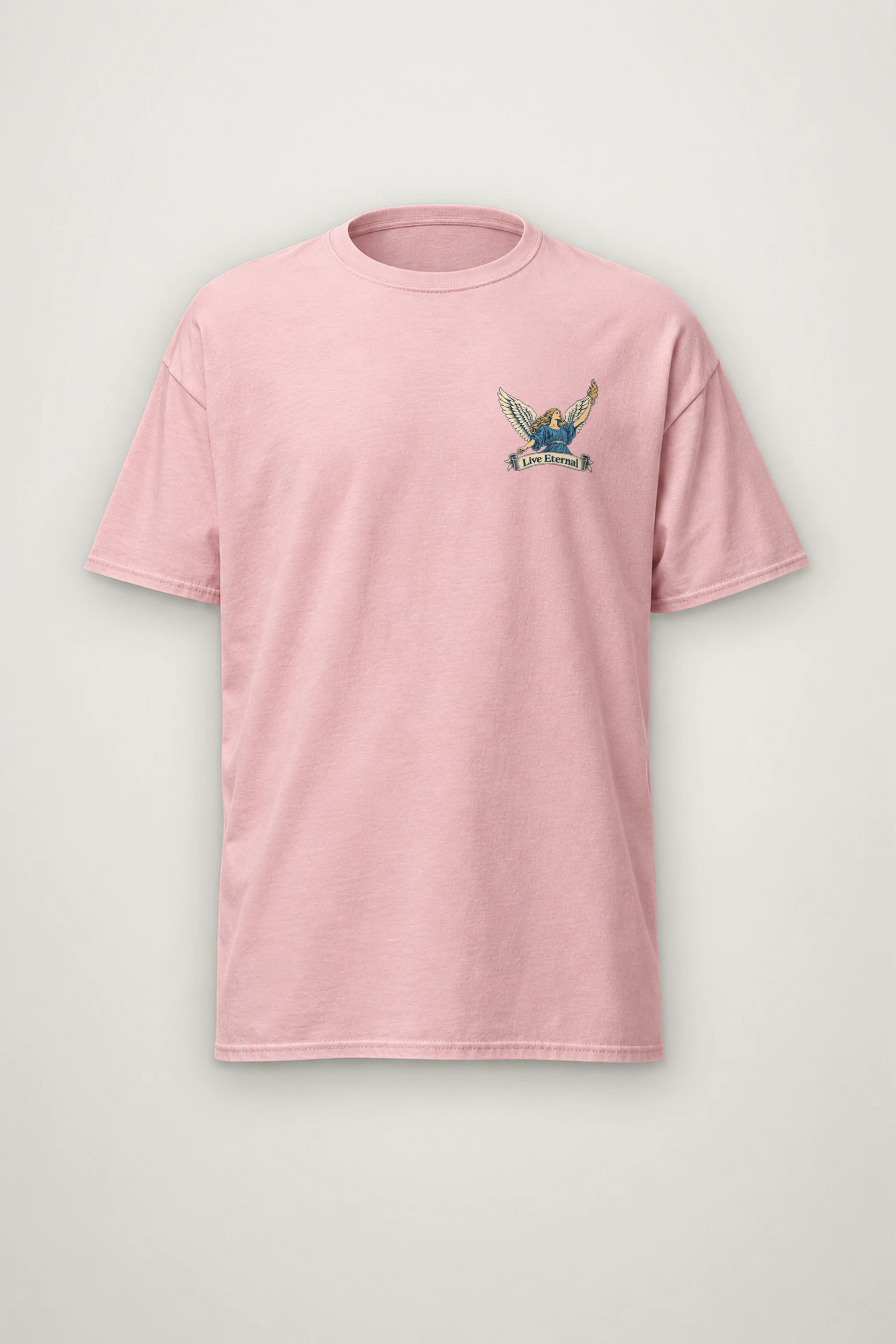 "Live Eternal" Heavyweight Unisex Crewneck T-shirt