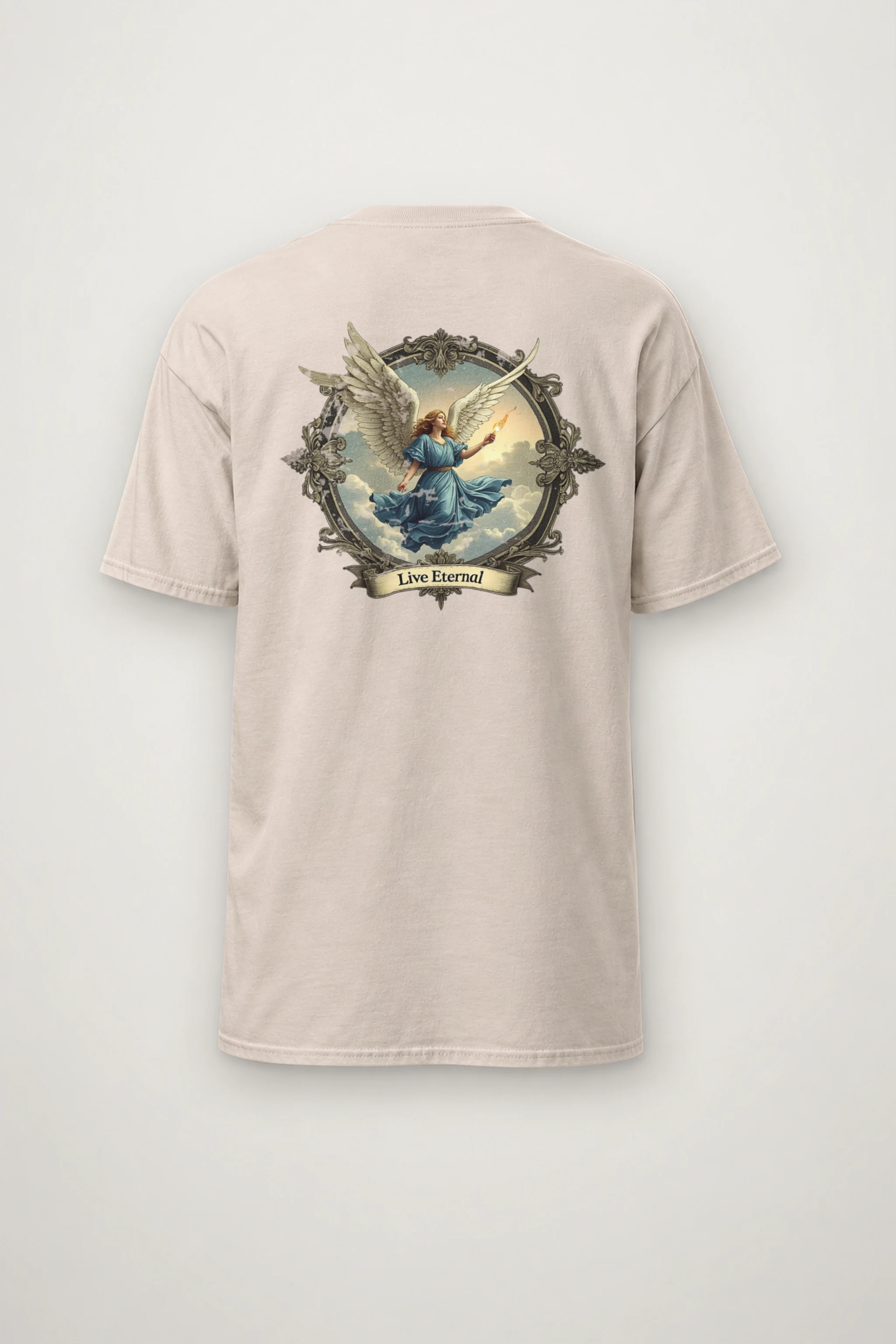 "Live Eternal" Heavyweight Unisex Crewneck T-shirt