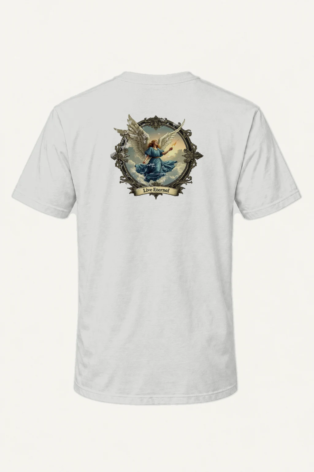 "Live Eternal" Heavyweight Unisex Crewneck T-shirt | Gildan 5000