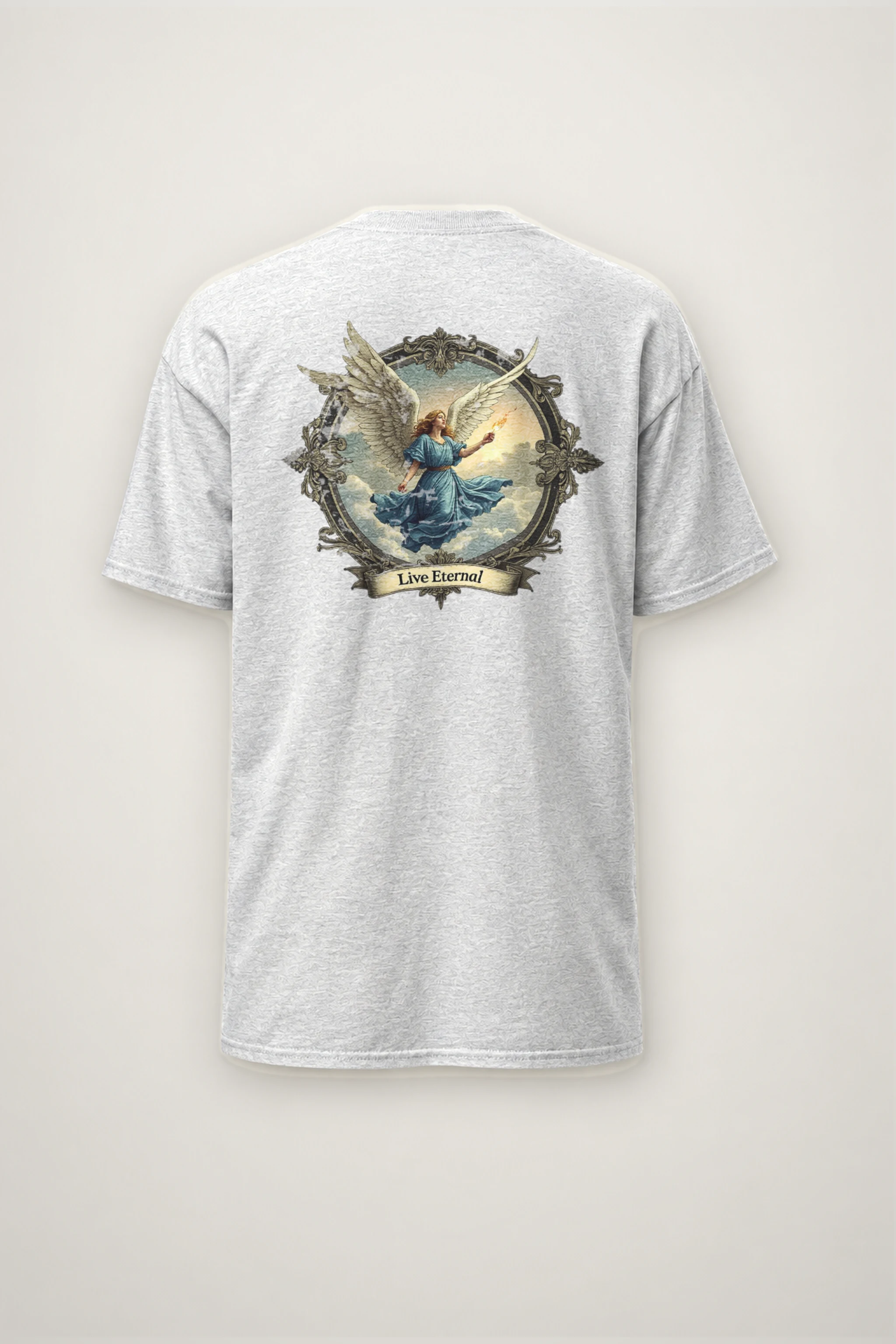 "Live Eternal" Heavyweight Unisex Crewneck T-shirt