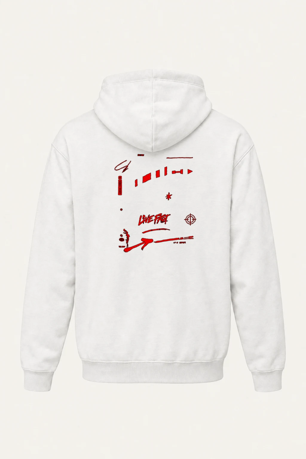 "Live Fast Racing" Heavy Blend Unisex Pullover Hoodie | Gildan 18500