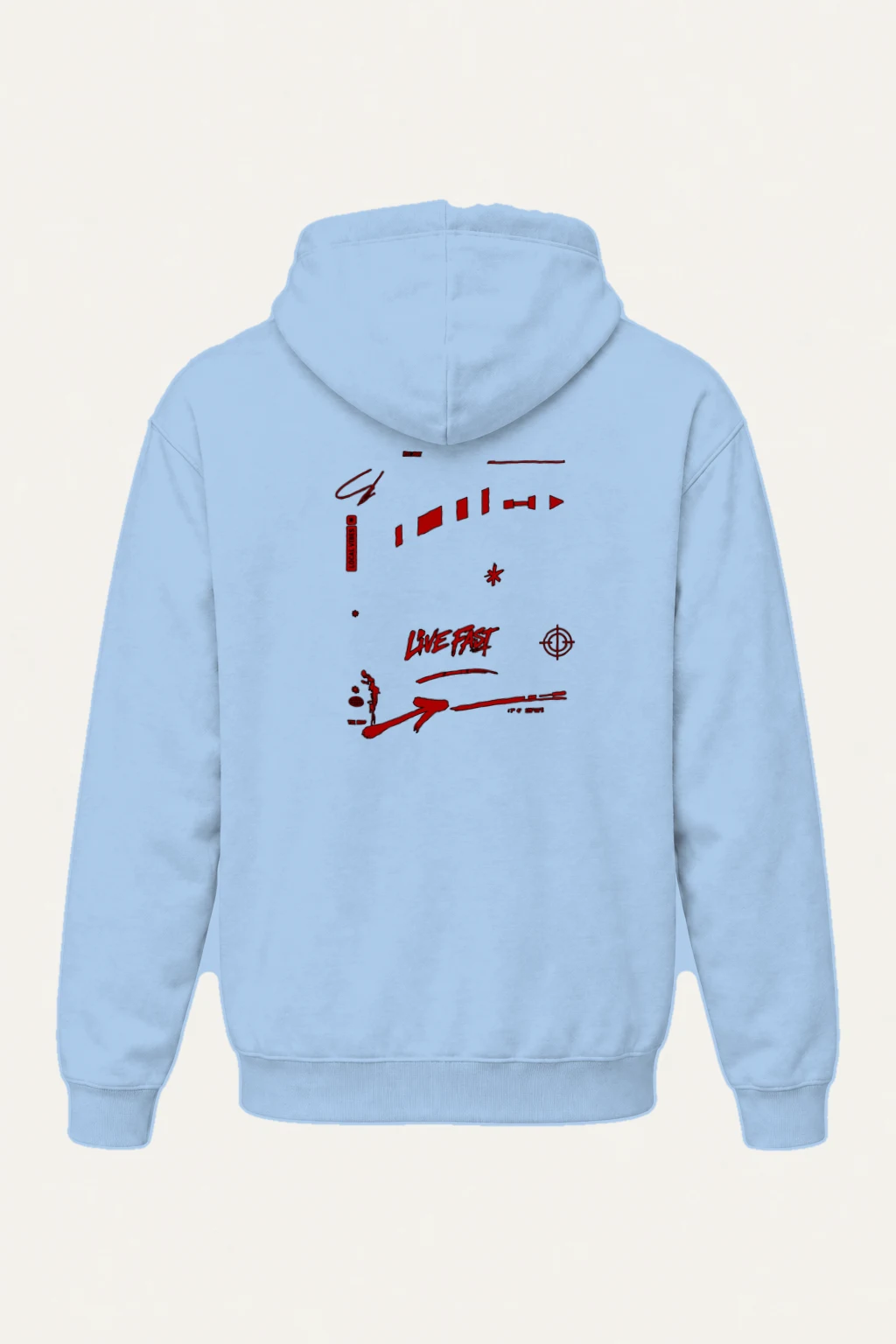 "Live Fast Racing" Heavy Blend Unisex Pullover Hoodie | Gildan 18500