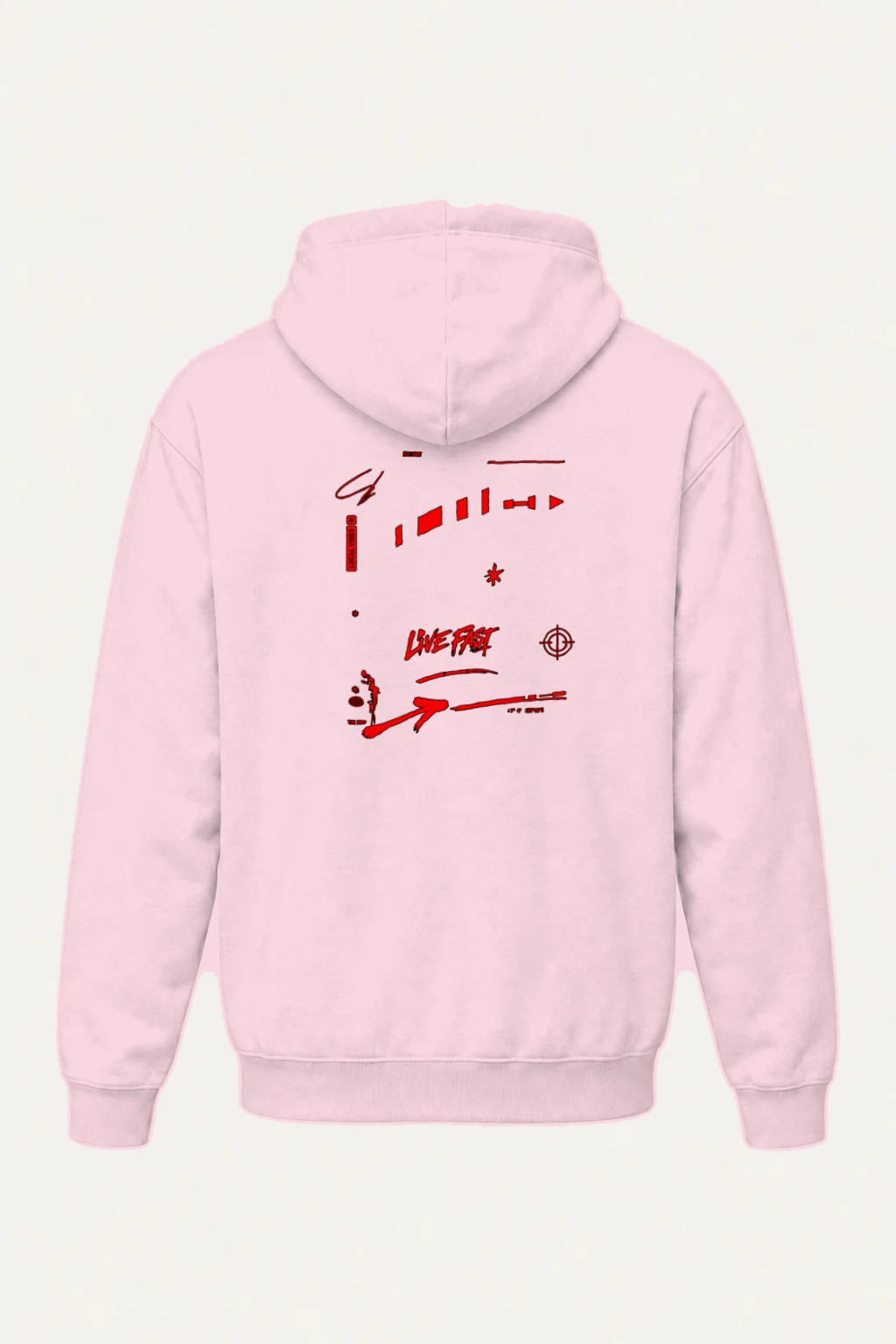 "Live Fast Racing" Heavy Blend Unisex Pullover Hoodie | Gildan 18500