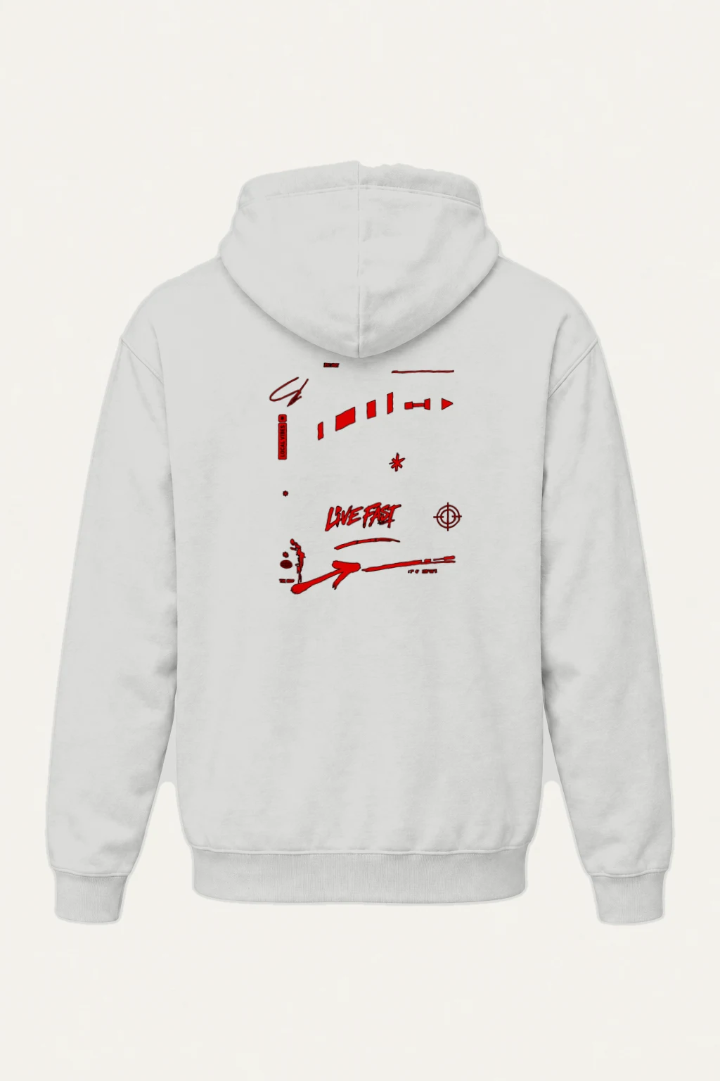 "Live Fast Racing" Heavy Blend Unisex Pullover Hoodie | Gildan 18500