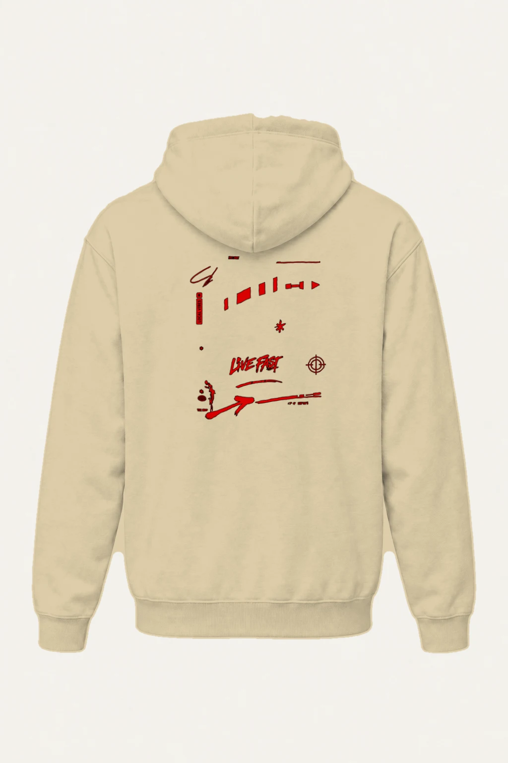 "Live Fast Racing" Heavy Blend Unisex Pullover Hoodie | Gildan 18500