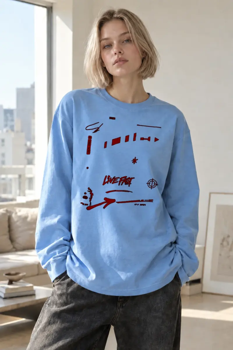 "Live Fast Racing" Unisex Longsleeve T-shirt | Gildan 2400
