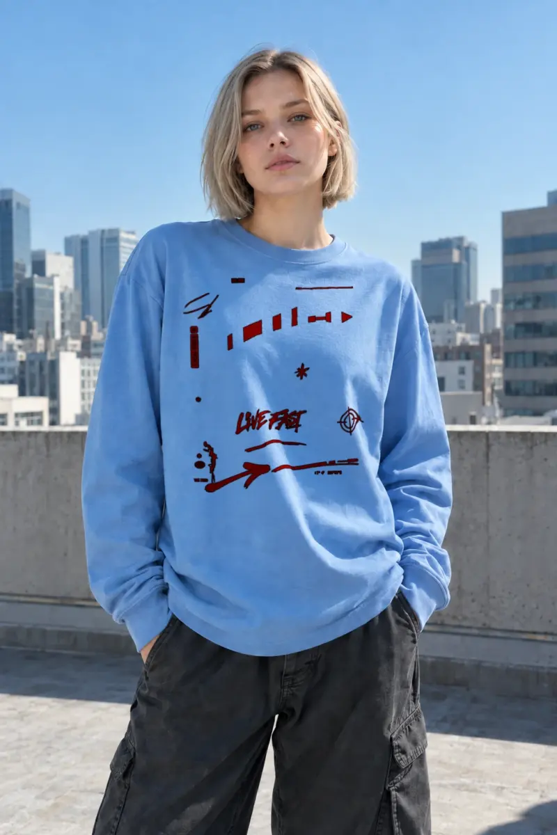 "Live Fast Racing" Unisex Longsleeve T-shirt | Gildan 2400