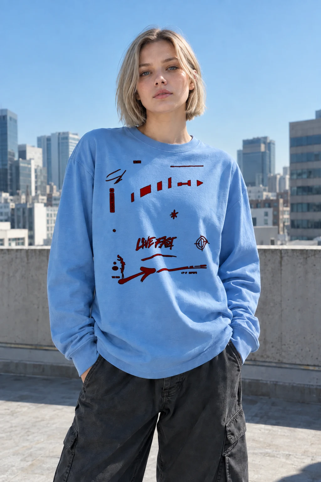 "Live Fast Racing" Unisex Longsleeve T-shirt | Gildan 2400