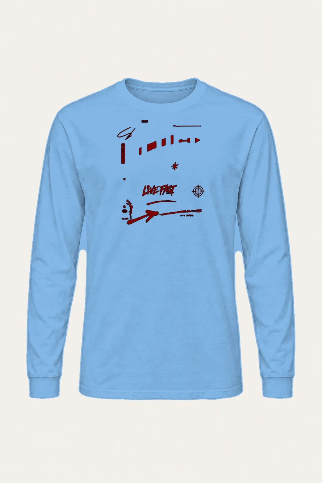 "Live Fast Racing" Unisex Longsleeve T-shirt | Gildan 2400