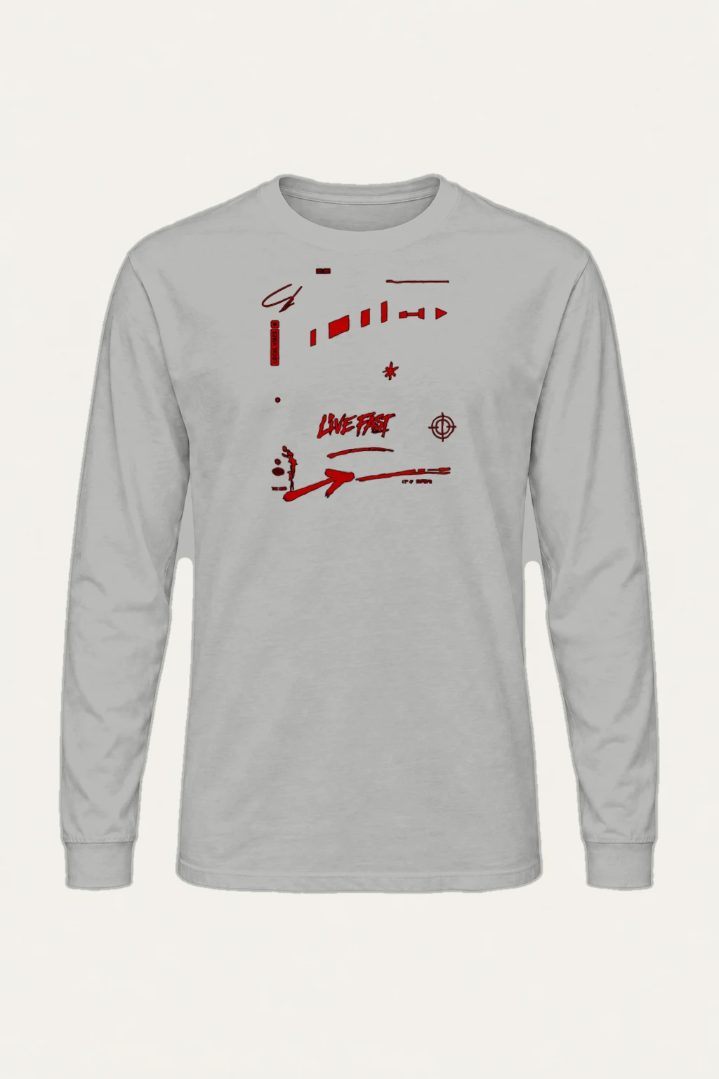 "Live Fast Racing" Unisex Longsleeve T-shirt | Gildan 2400