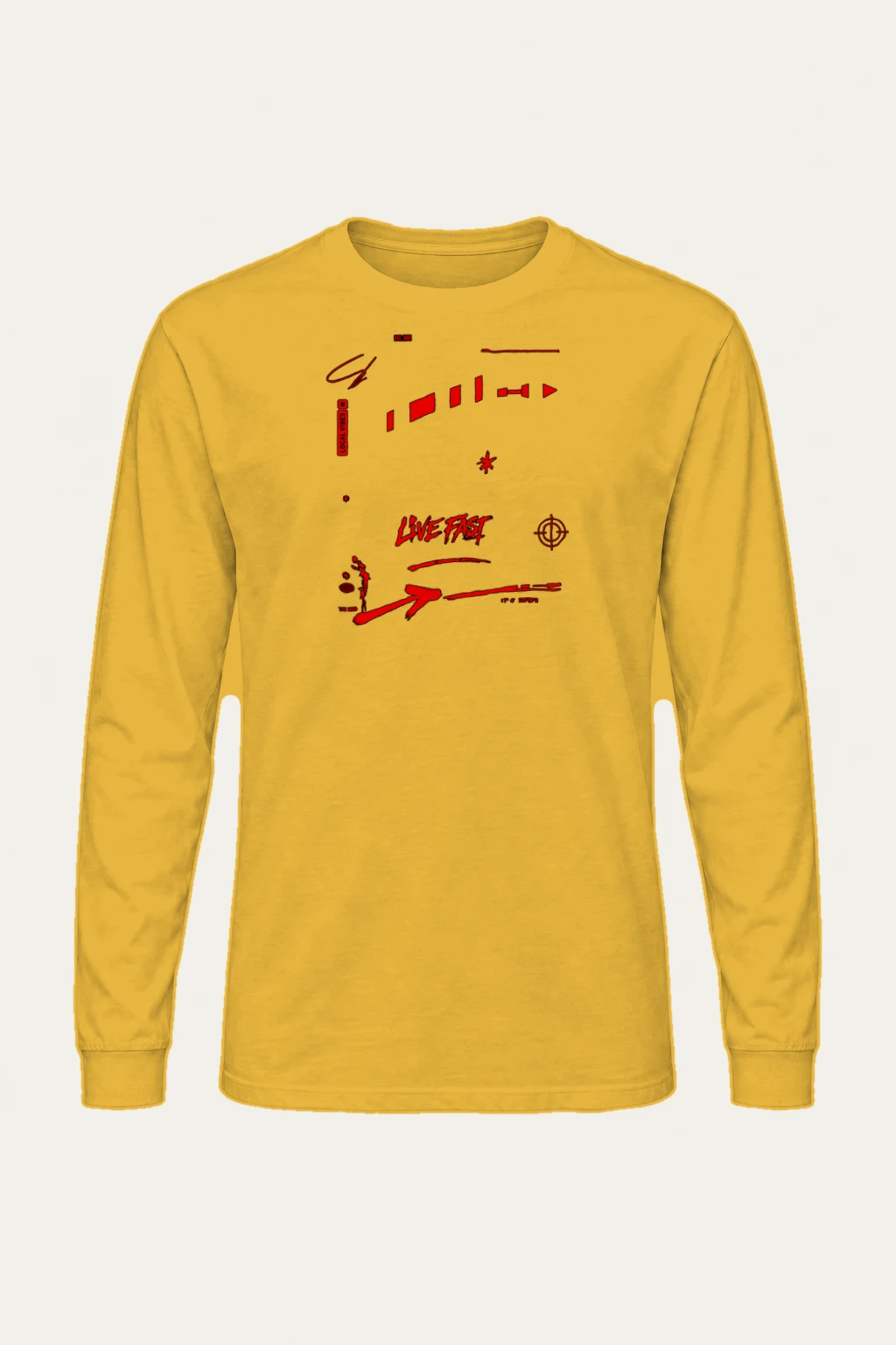 "Live Fast Racing" Unisex Longsleeve T-shirt | Gildan 2400