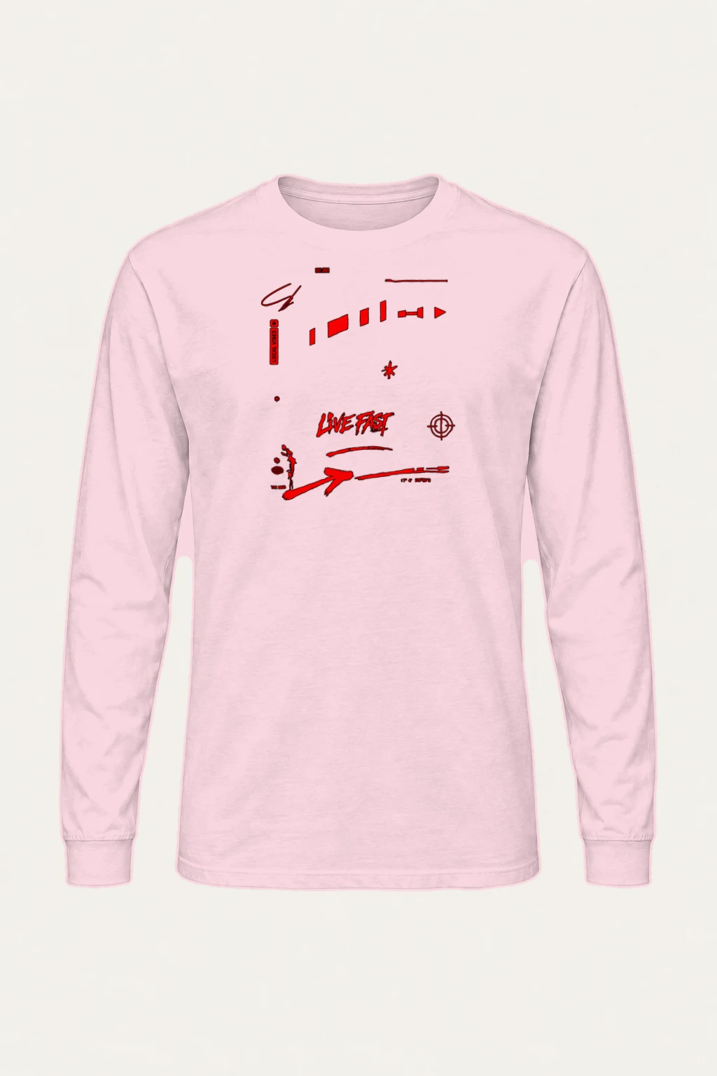 "Live Fast Racing" Unisex Longsleeve T-shirt | Gildan 2400