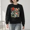 "Live & Let Live" Heavy Blend Unisex Crewneck Sweatshirt