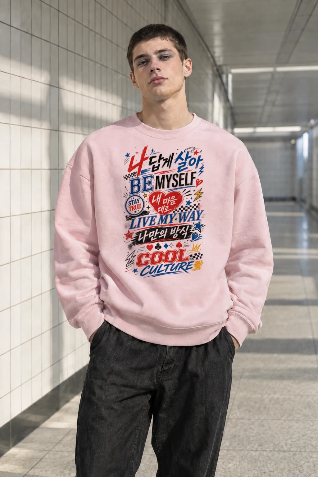 "Live My Way" Heavy Blend Unisex Crewneck Sweatshirt | Gildan 18000