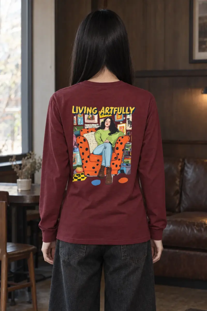 "Living Artfully" Unisex Longsleeve T-shirt