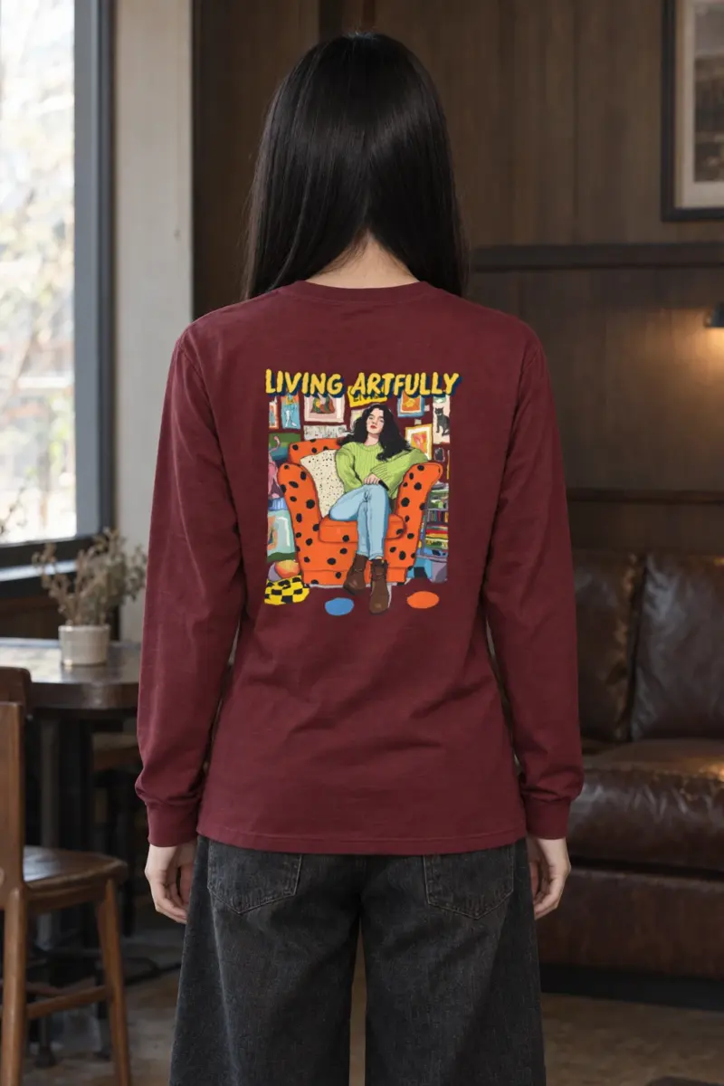 "Living Artfully" Unisex Longsleeve T-shirt