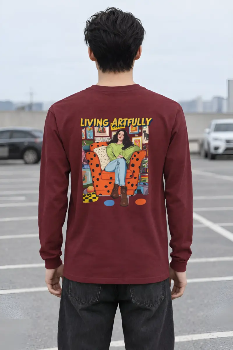 "Living Artfully" Unisex Longsleeve T-shirt