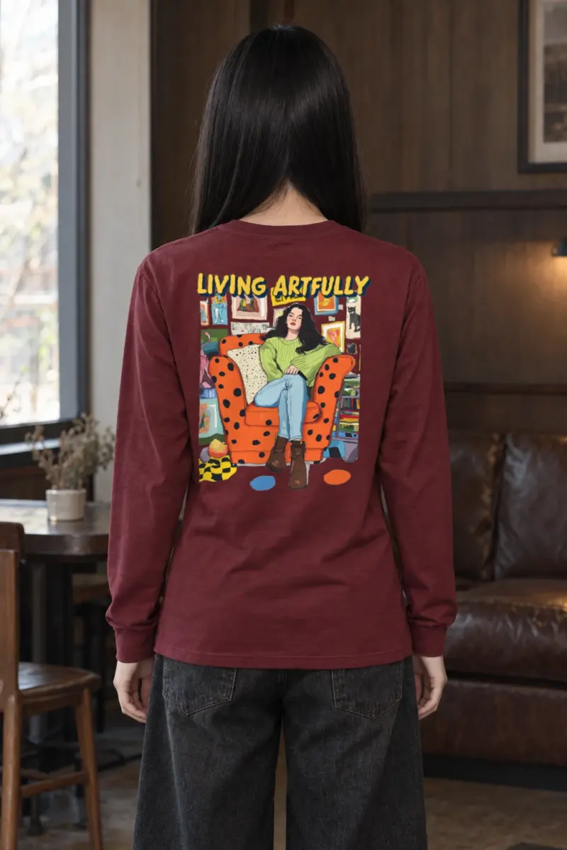 "Living Artfully" Unisex Longsleeve T-shirt