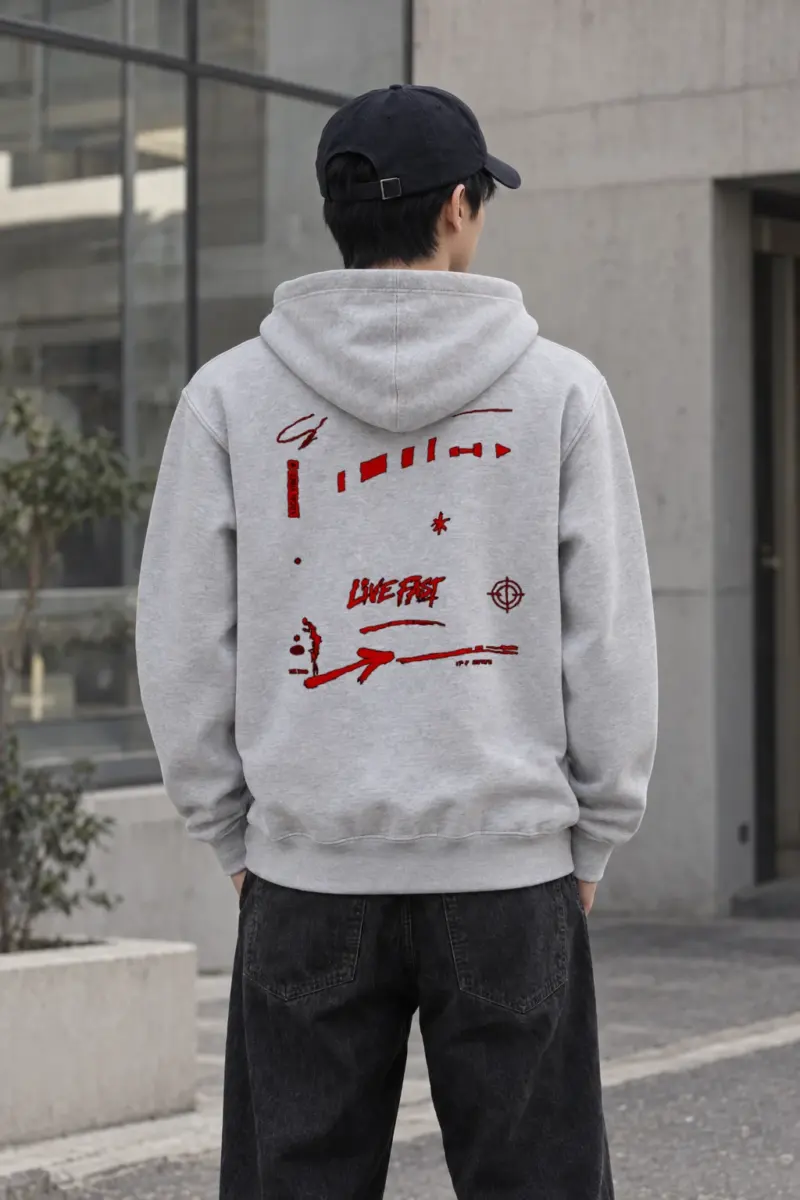 "Local Vibes Symbols" Heavy Blend Unisex Pullover Hoodie