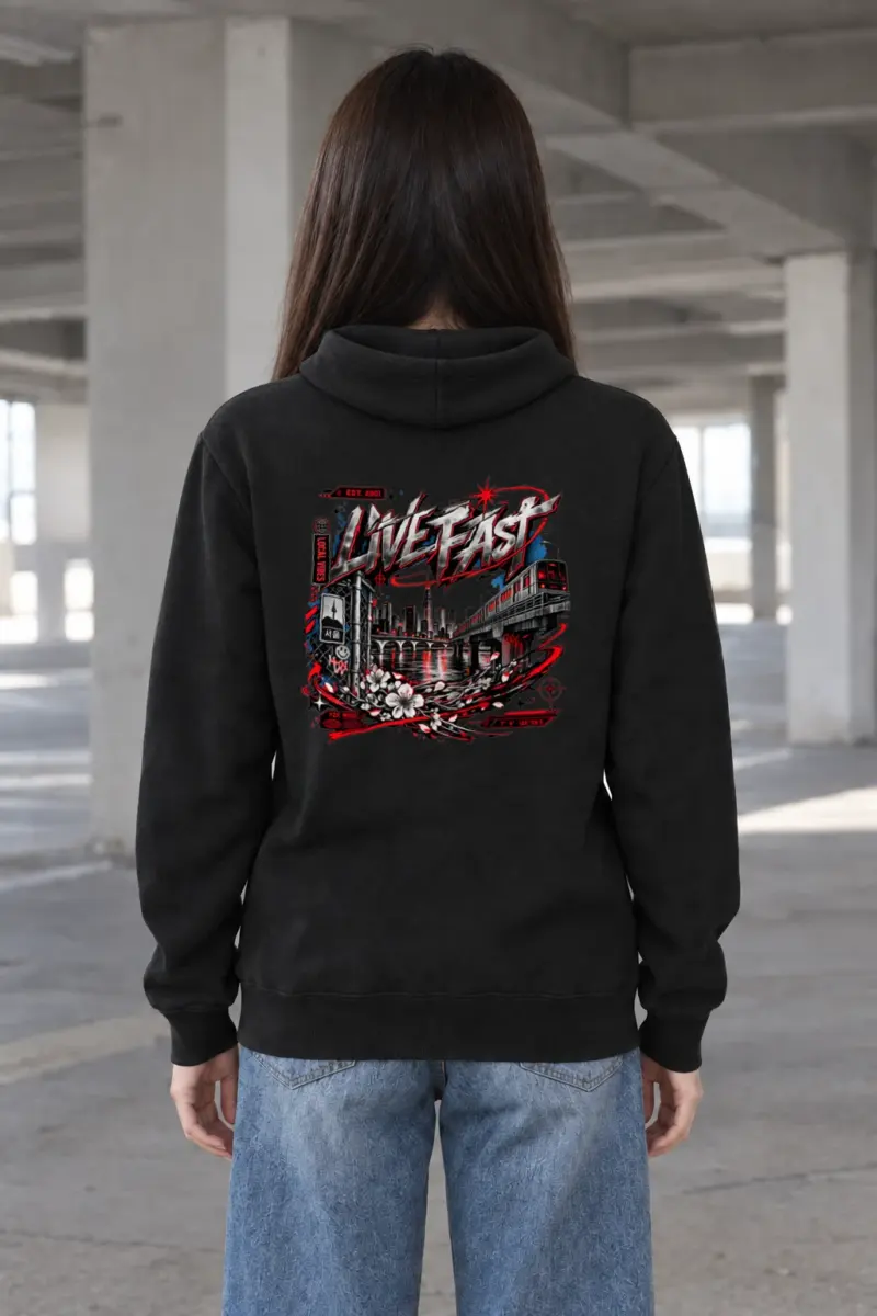 "Seoul Subway Scene" Heavy Blend Unisex Pullover Hoodie