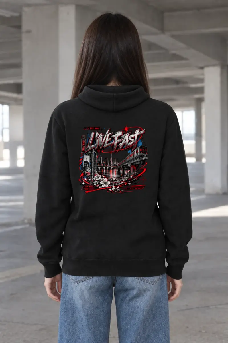 "Seoul Subway Scene" Heavy Blend Unisex Pullover Hoodie