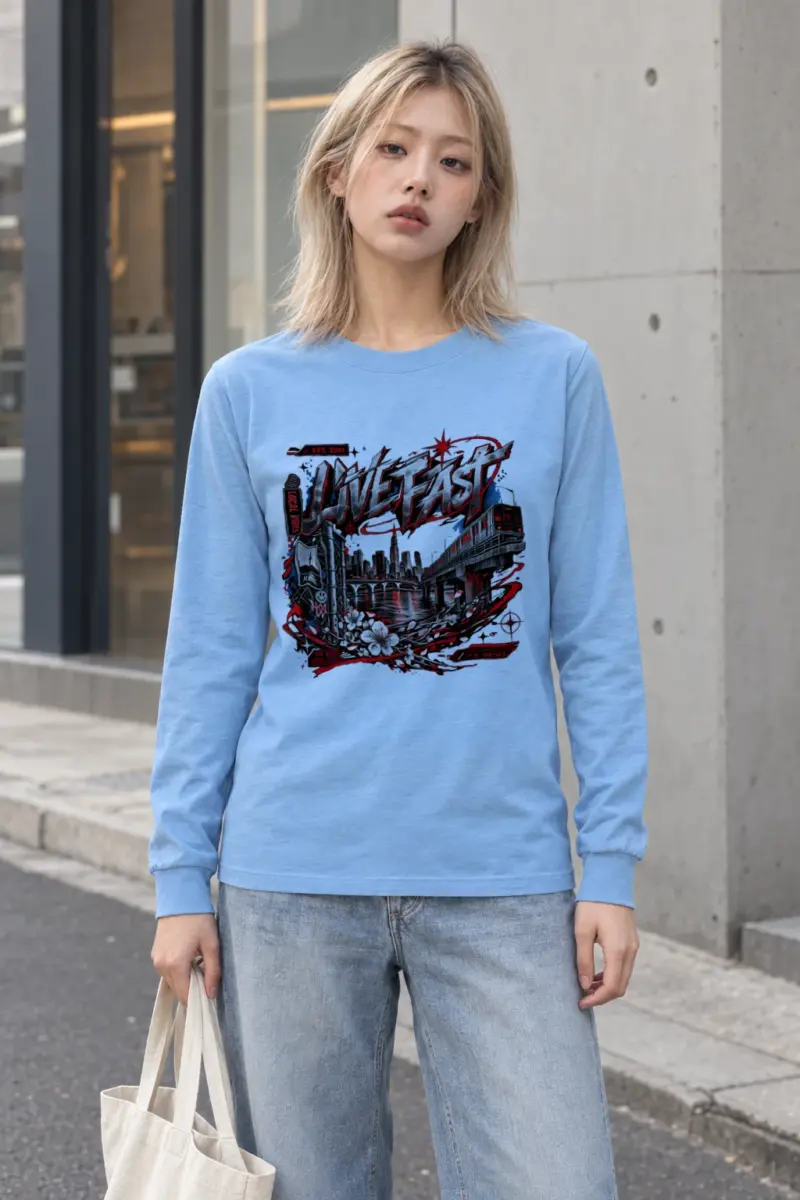 "Live Fast Seoul" Unisex Longsleeve T-shirt