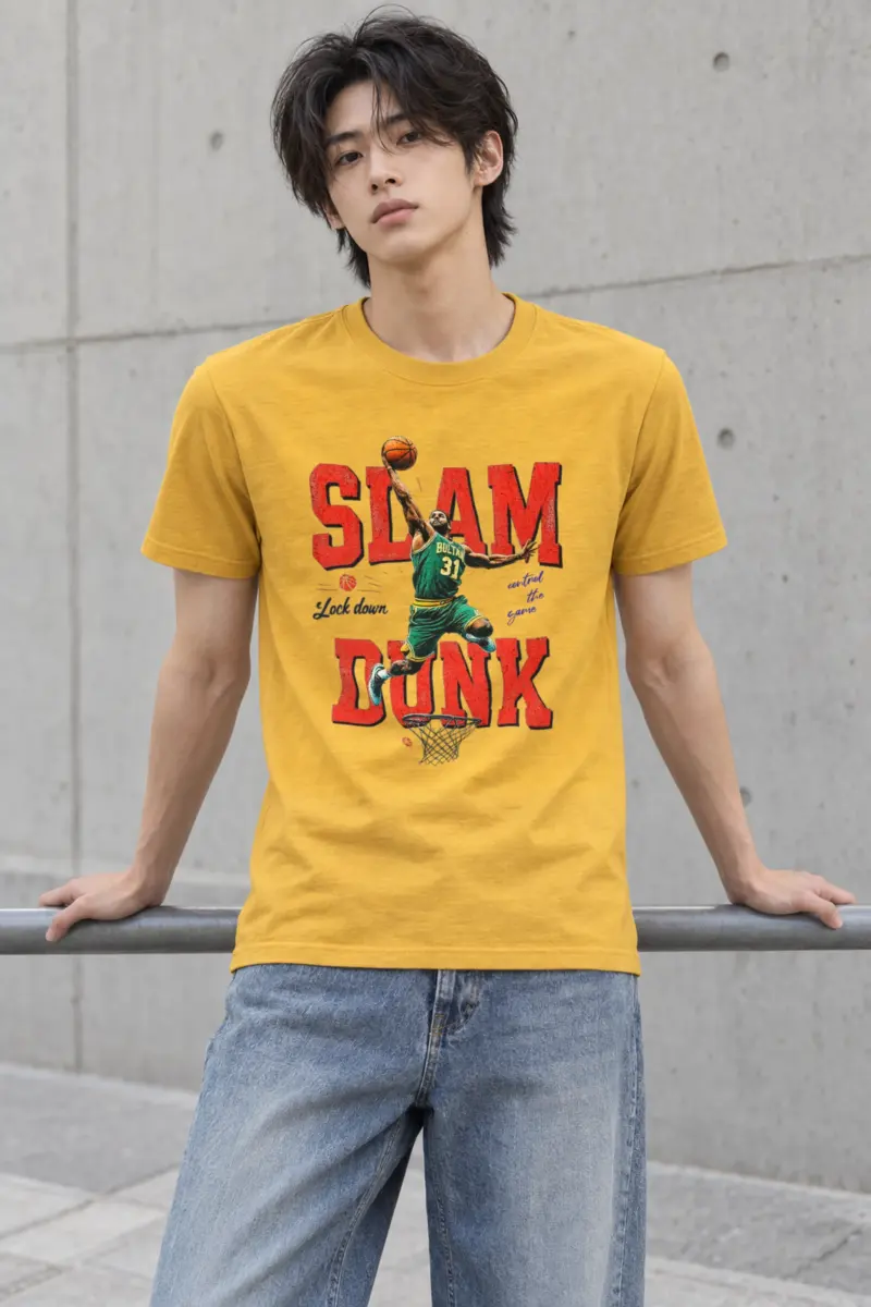 "Lock Down" Heavyweight Unisex Crewneck T-shirt